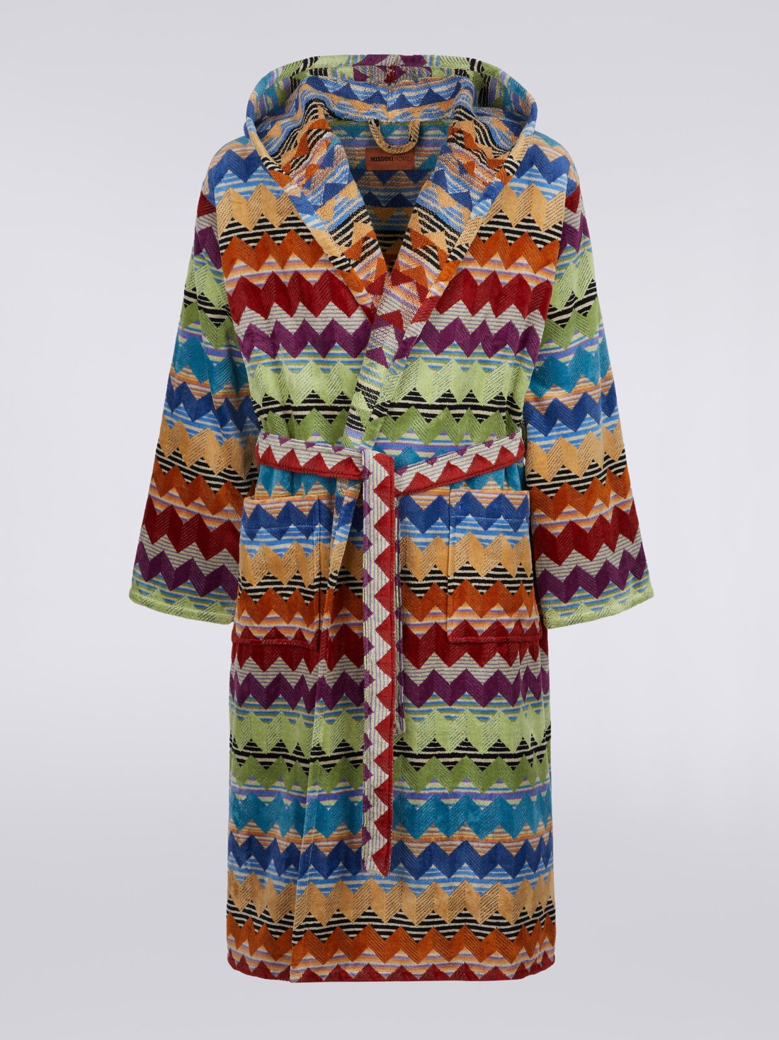 Giacomo Hooded Bathrobe Multicoloured