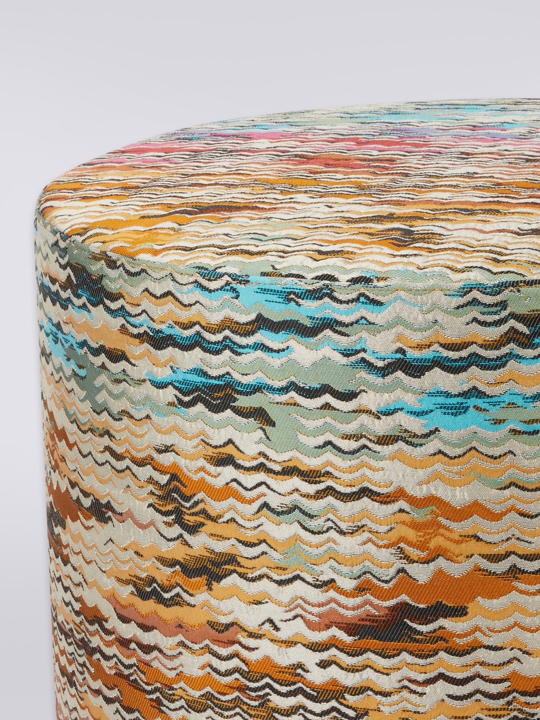 Pouf cylindrique Aconcagua 40x30 cm, Multicolore  - 8051275500124 - 2