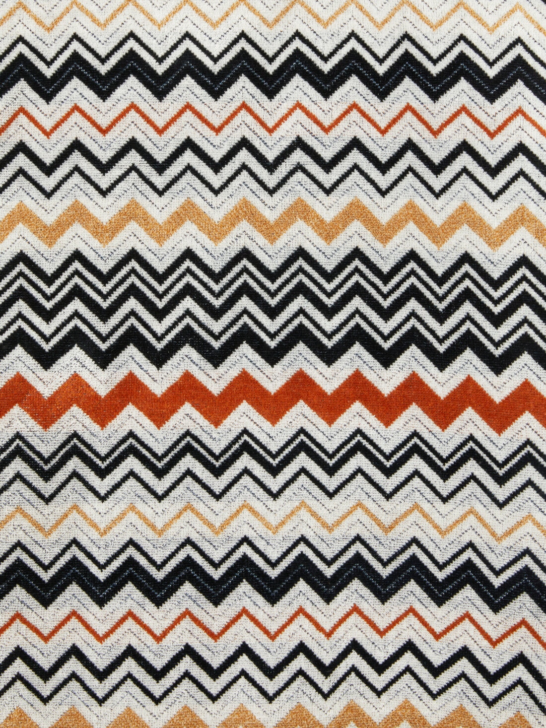 Peignoir Bernard en coton éponge zigzag, Multicolore  - 1B3AC99708160 - 3