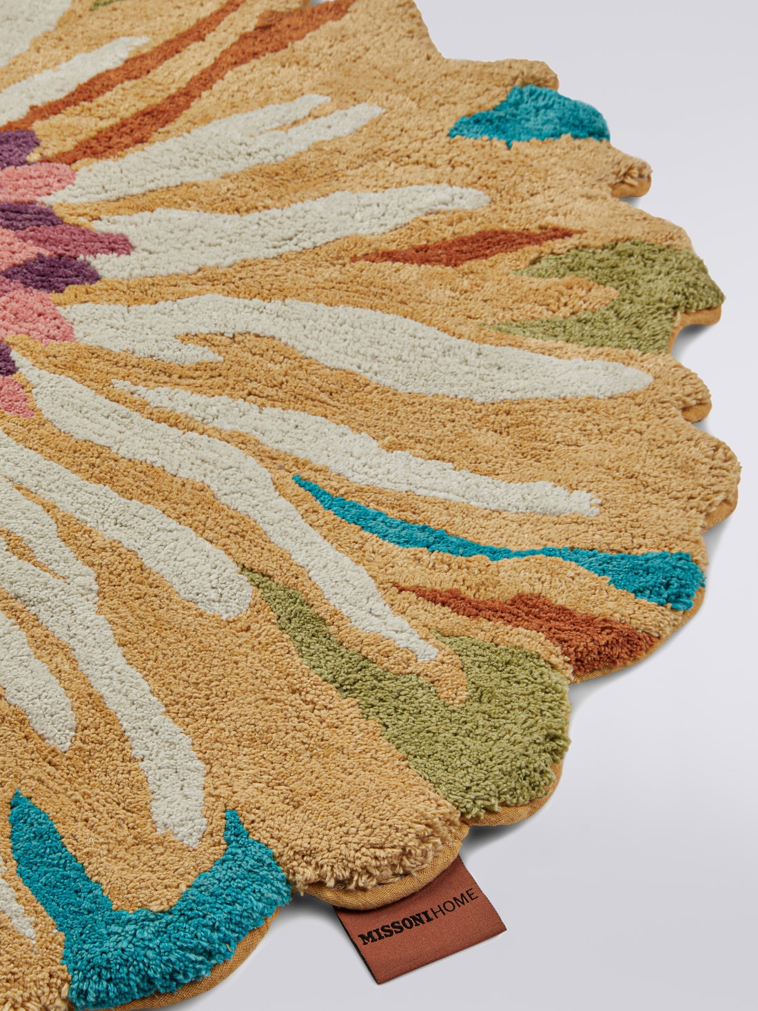 Tapis de bain Blandine floral 80 cm , Multicolore  - 8051275599012 - 1