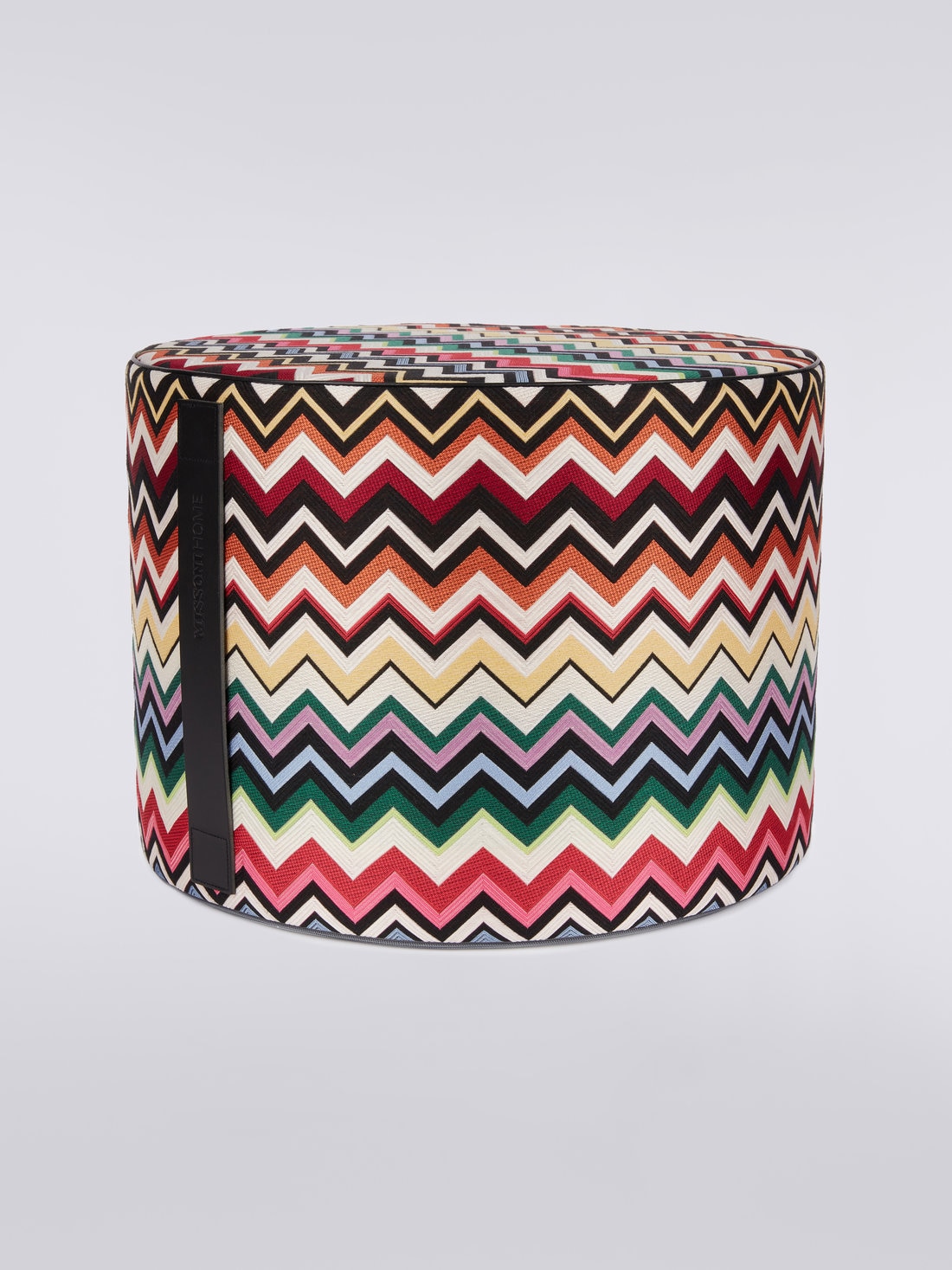 Pouf cilindrico Belfast 40x30 cm, Multicolore  - 8051275583141 - 0