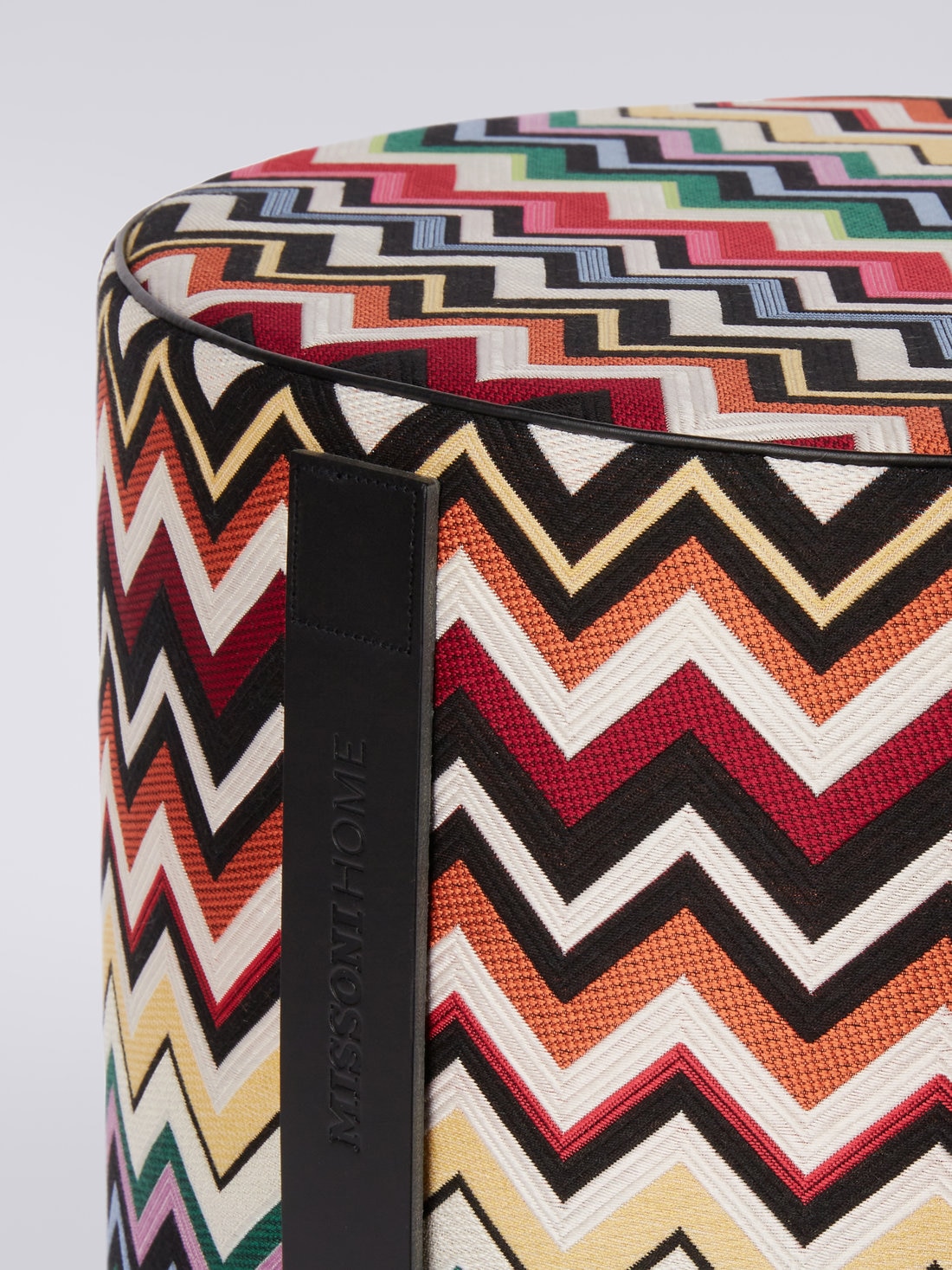 Belfast cylindrical pouffe 40x30 cm, Multicoloured  - 8051275583141 - 2