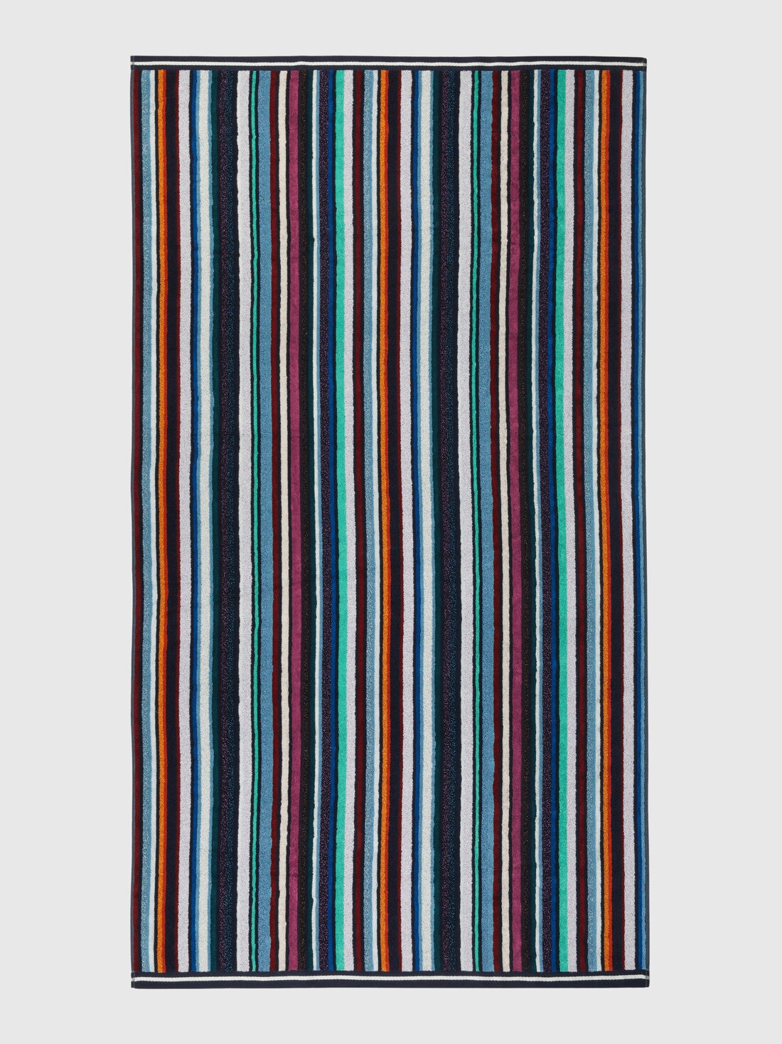 Chandler 100x180 cm terry beach towel with lurex, Blue - 8051575837005 - 1