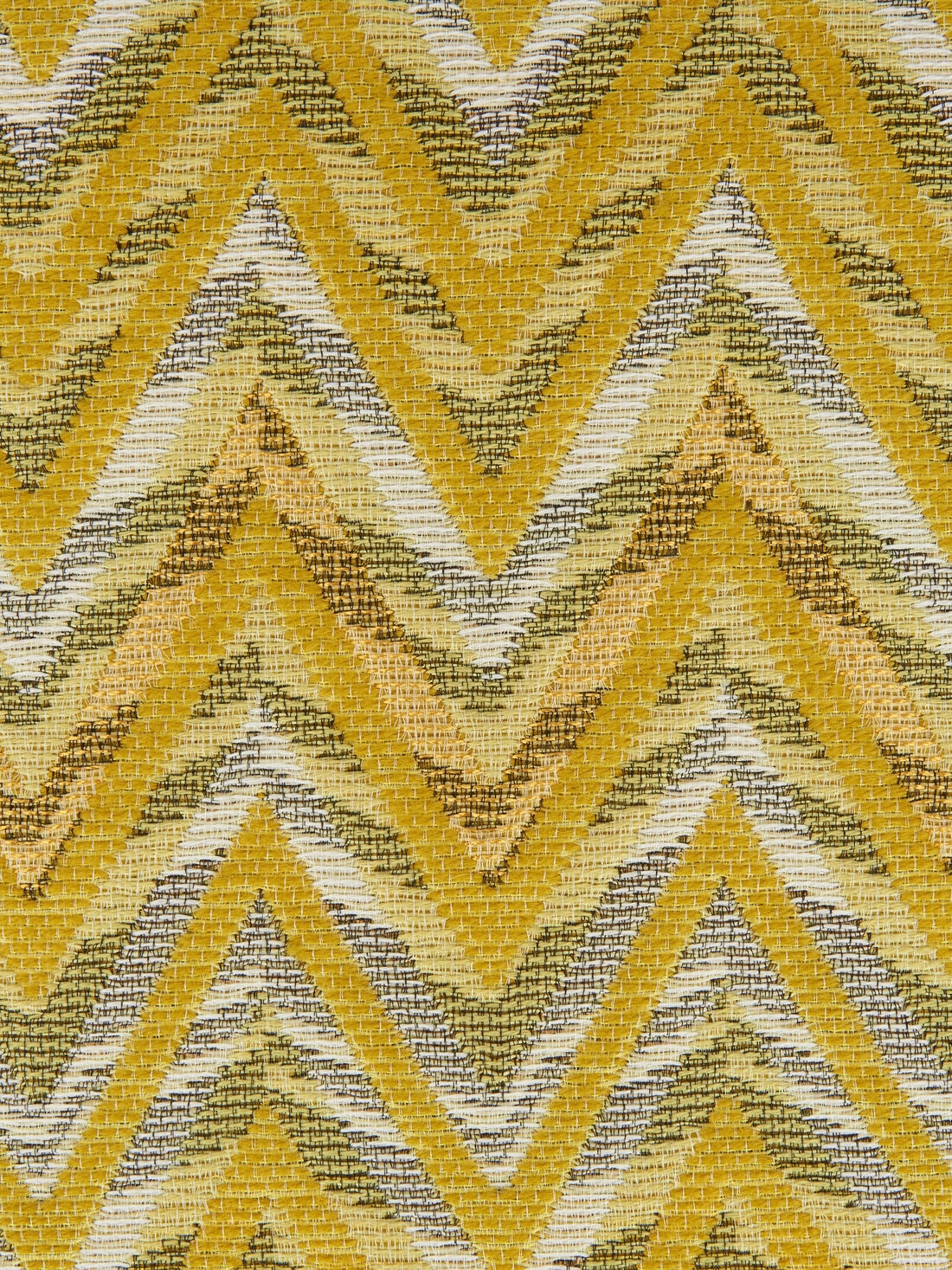 Cuscino Bleatched 40x40 cm chevron effetto 3D, Giallo  - 8051575829758 - 3