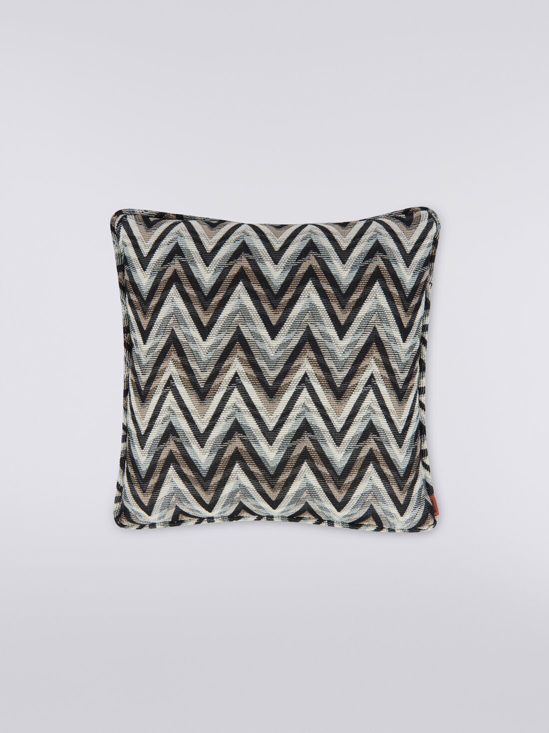 Coussin Bleatched 40x40 cm chevron à effet 3D, Noir    - 8051575829741 - 0