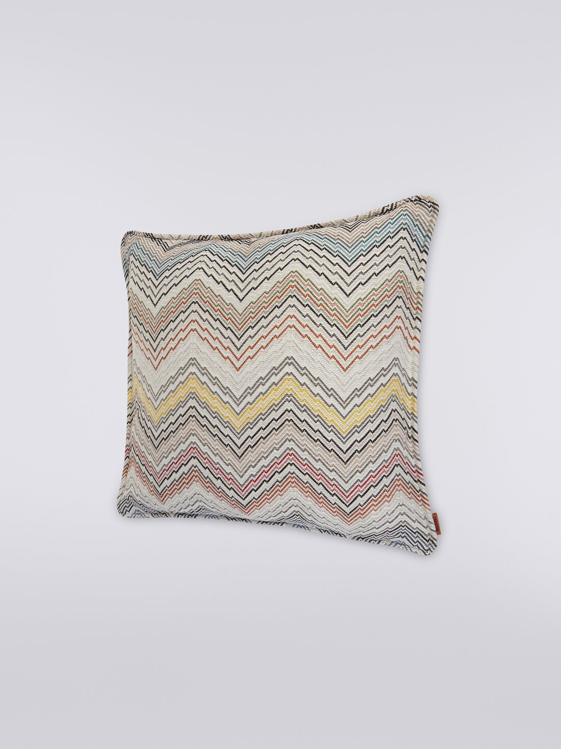 Milano 40x40 cm cushion with knitted effect, White  - 8051575840593 - 1