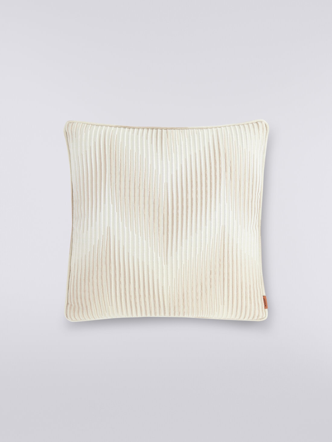 Ande 40x40 cm cushion with faded chevron, White  - 8051575829581 - 0