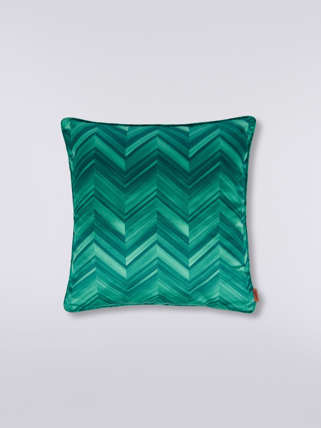 Layers 40x40 cm cotton sateen chevron cushion, Multicoloured  - 8051575829833 - 0