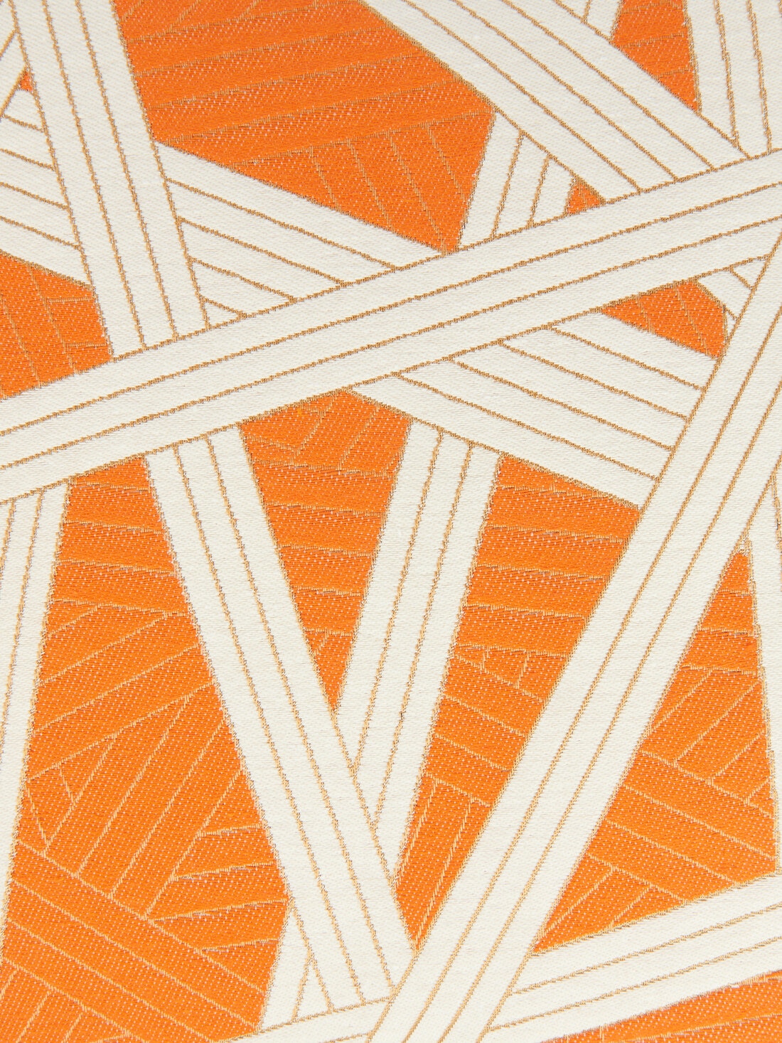 Nastri cushion 40x40 cm with stitching, Orange - 8051575830525 - 3