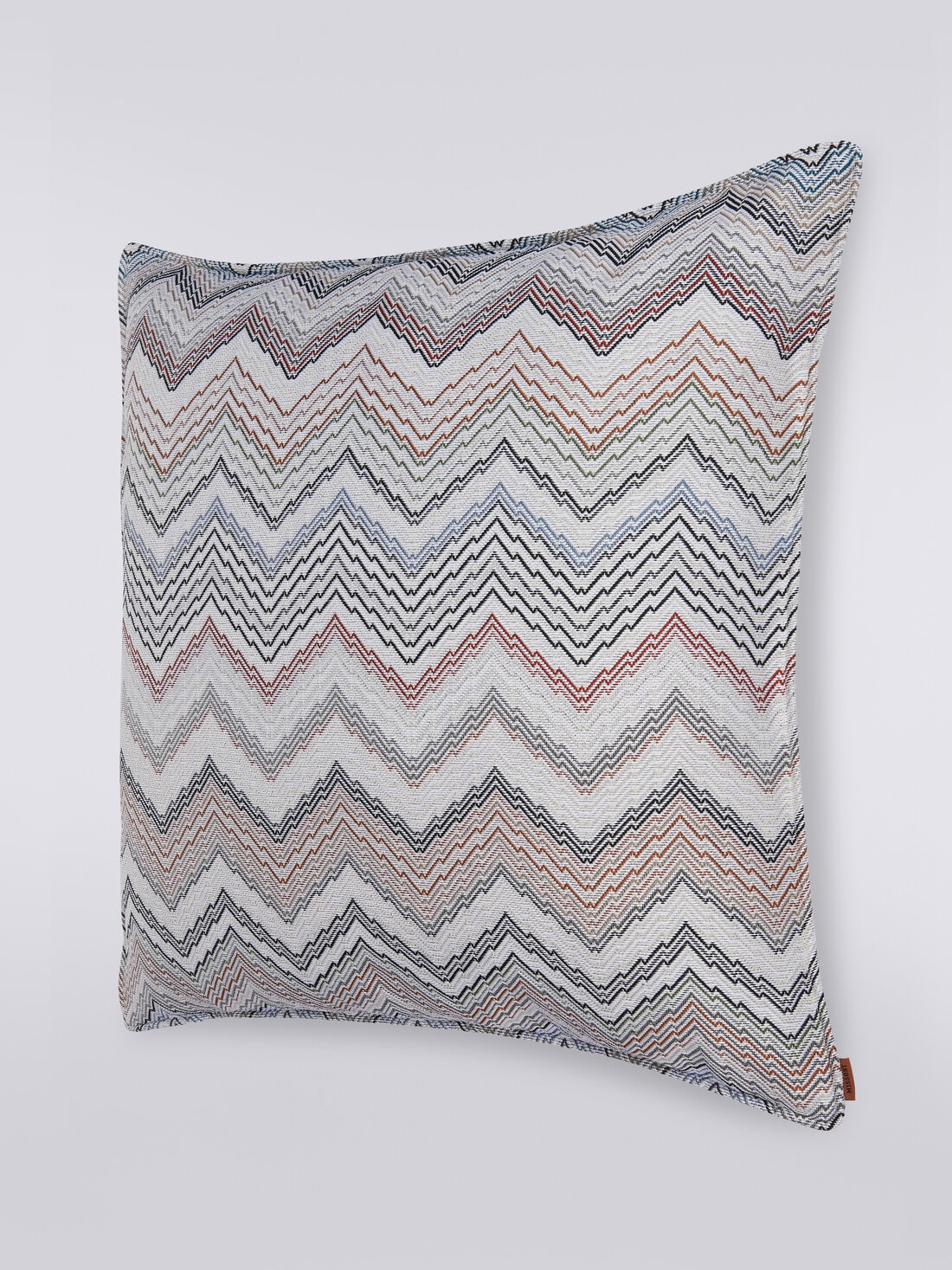 Milano 60x60 cm cushion with knitted effect, White  - 8051575830587 - 1