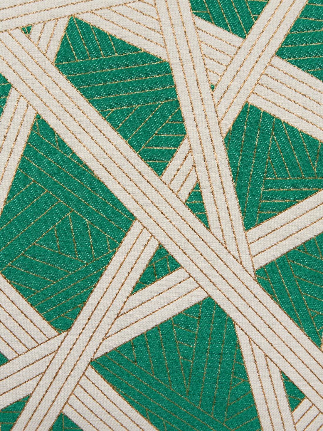 Cojín tiras 60×60 cm con costuras en contraste, Multicolor  - 8051575837708 - 3