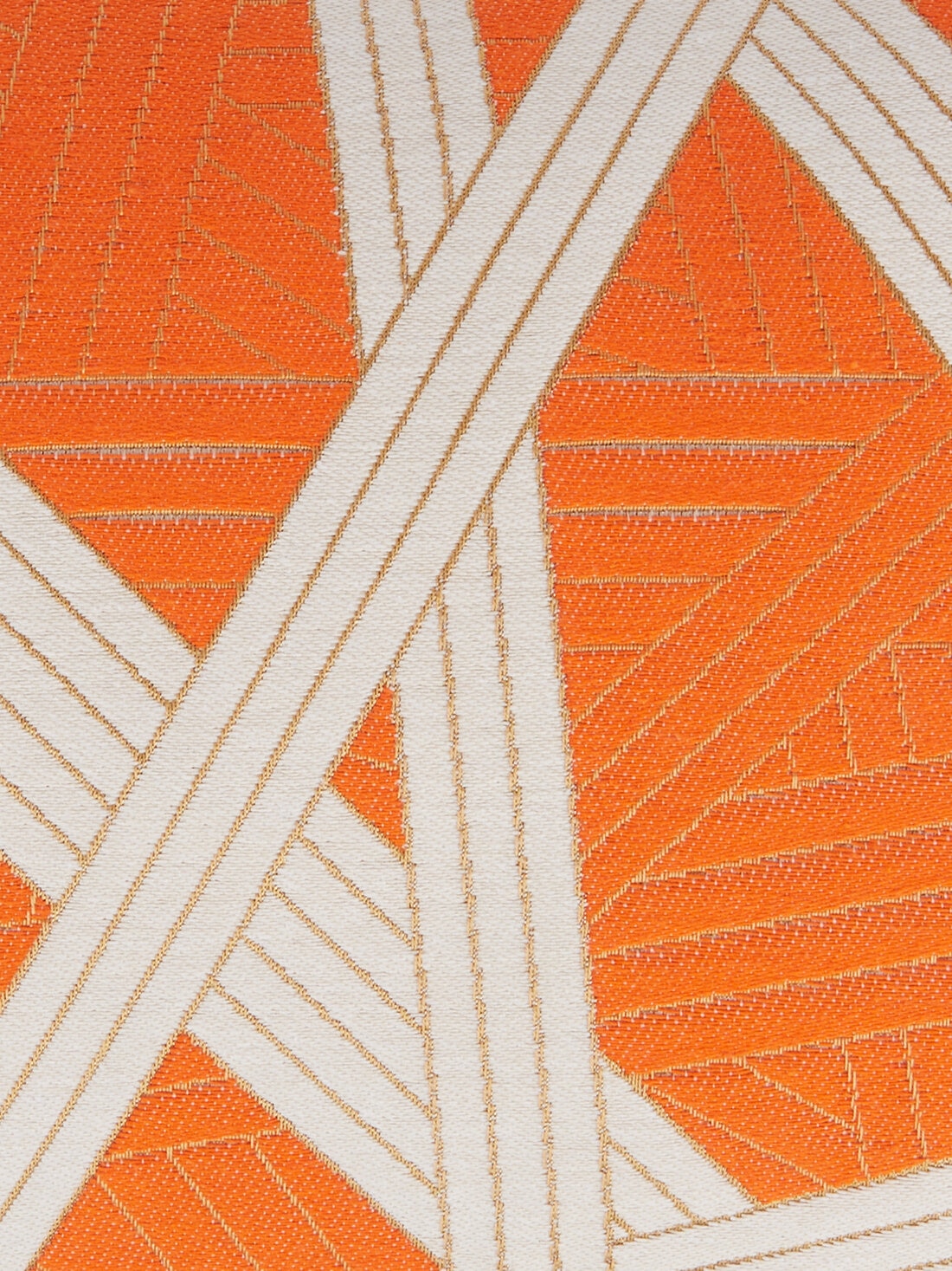 Coussin Nastri 30x60 cm avec surpiqûres, Orange - 8051575830778 - 3
