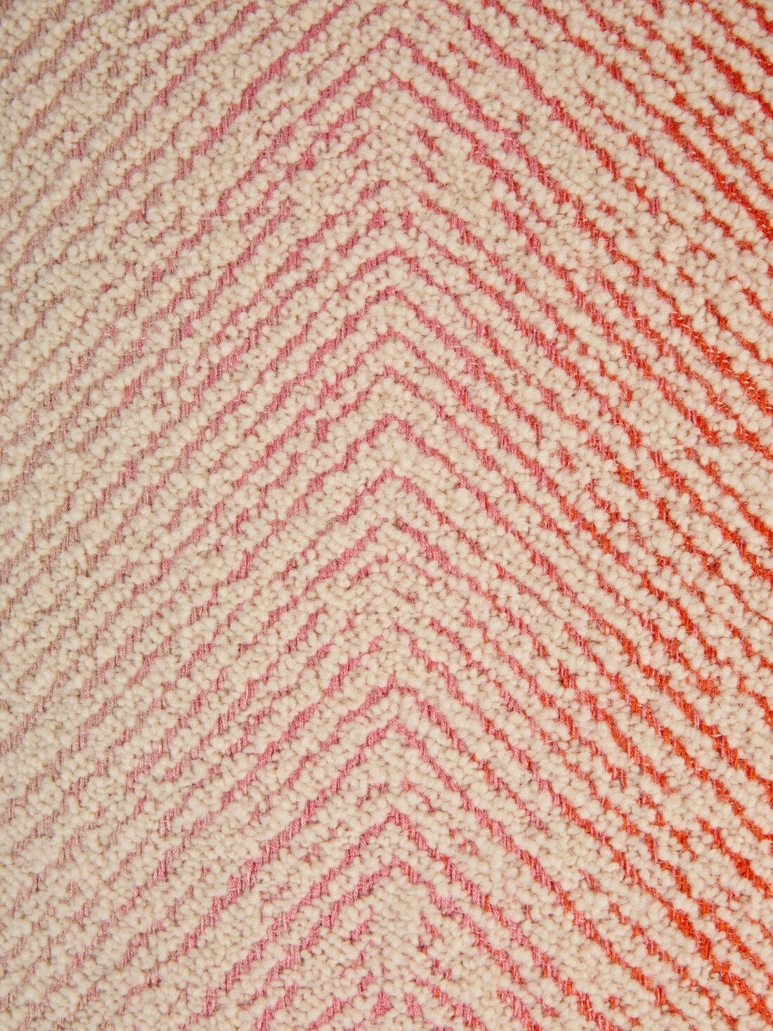 Cojín Brouges 40×40 cm en mezcla de lana y viscosa, Rojo  - 8051575829956 - 3