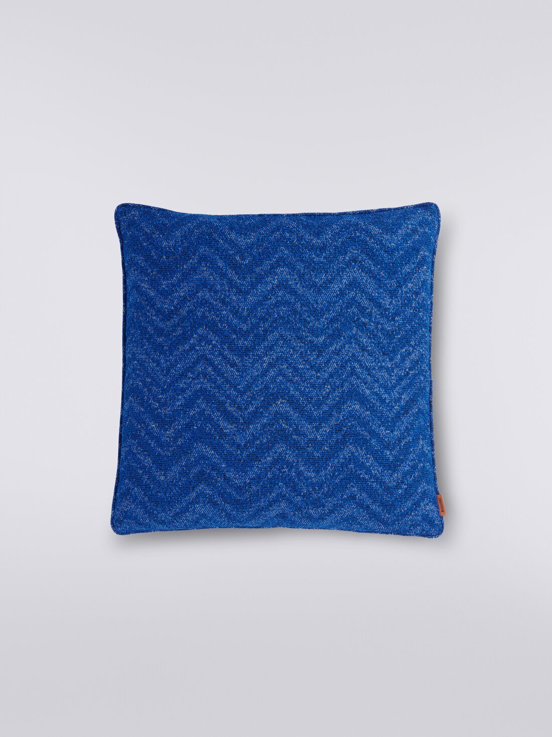 Columbia 40x40 cm chevron bouclé cushion, Blue - 8051575830037 - 0