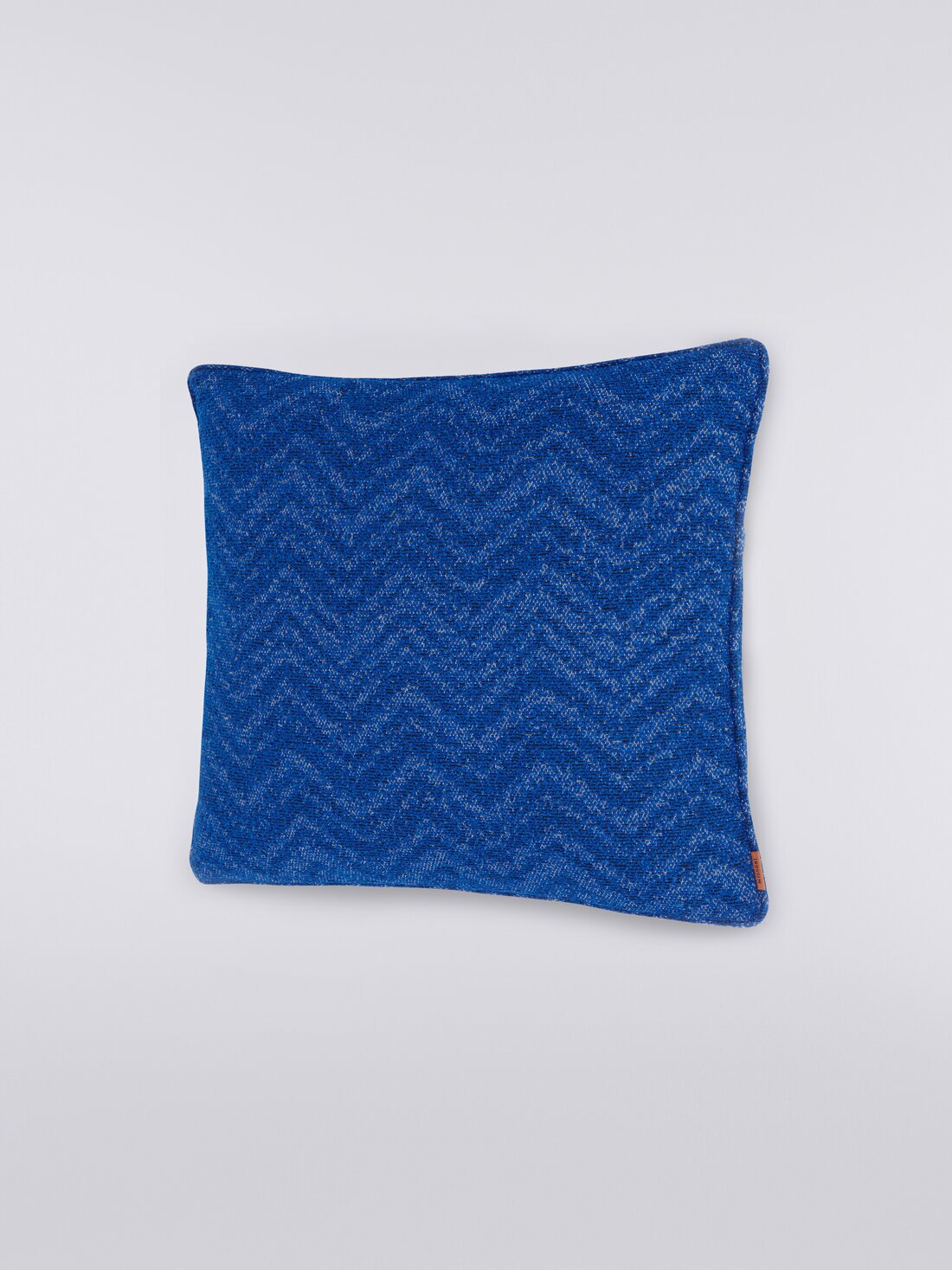 Columbia 40x40 cm chevron bouclé cushion, Blue - 8051575830037 - 1