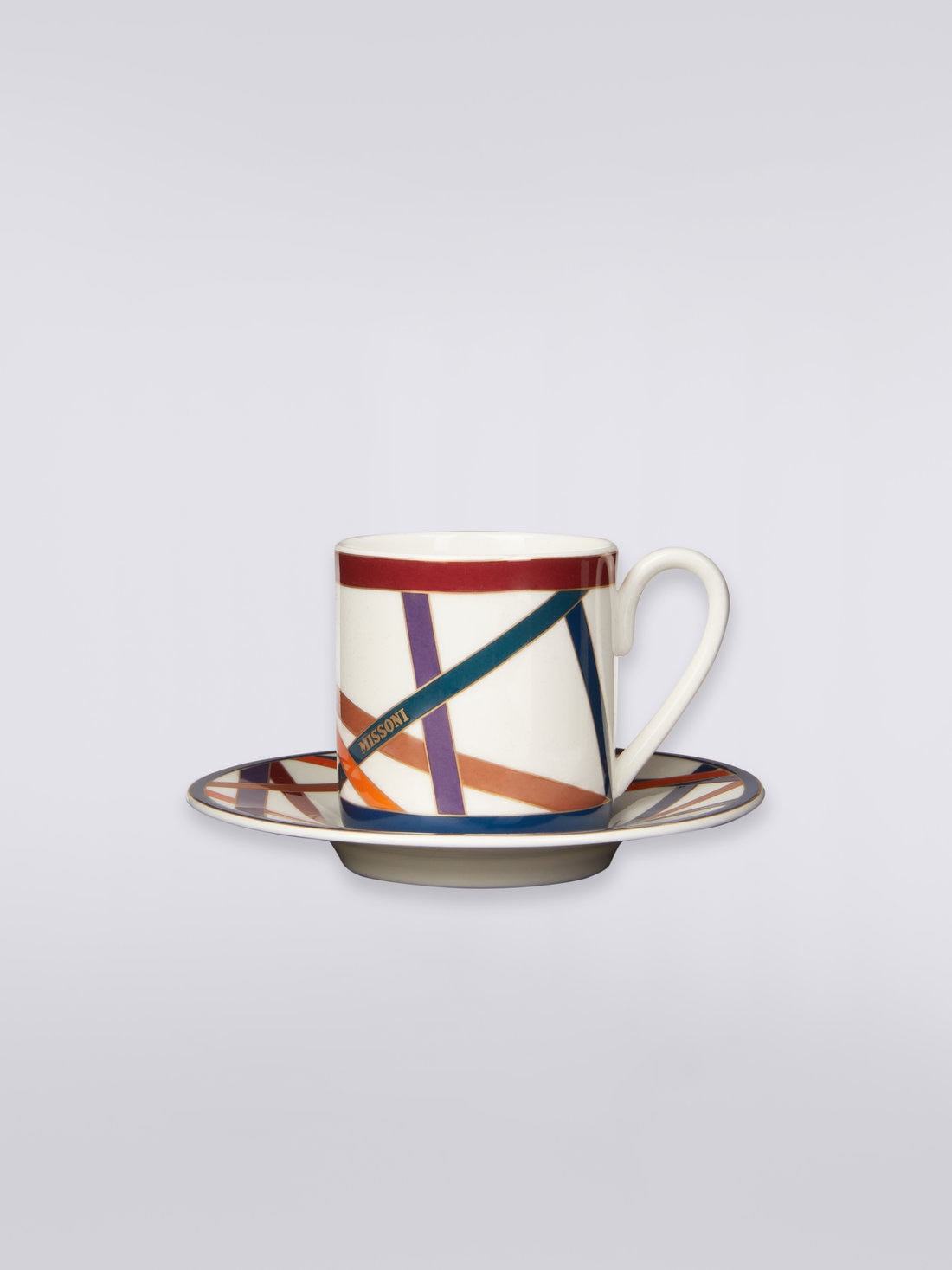 Nastri Set of 6 coffee cups & saucers, Multicoloured  - 8051575977565 - 0