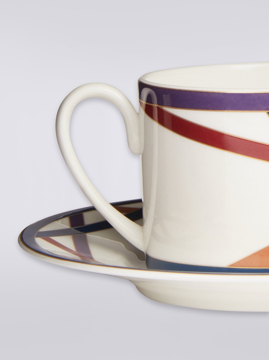 Nastri Set of 2 tea cups & saucers, Multicoloured  - 8051575977572 - 3
