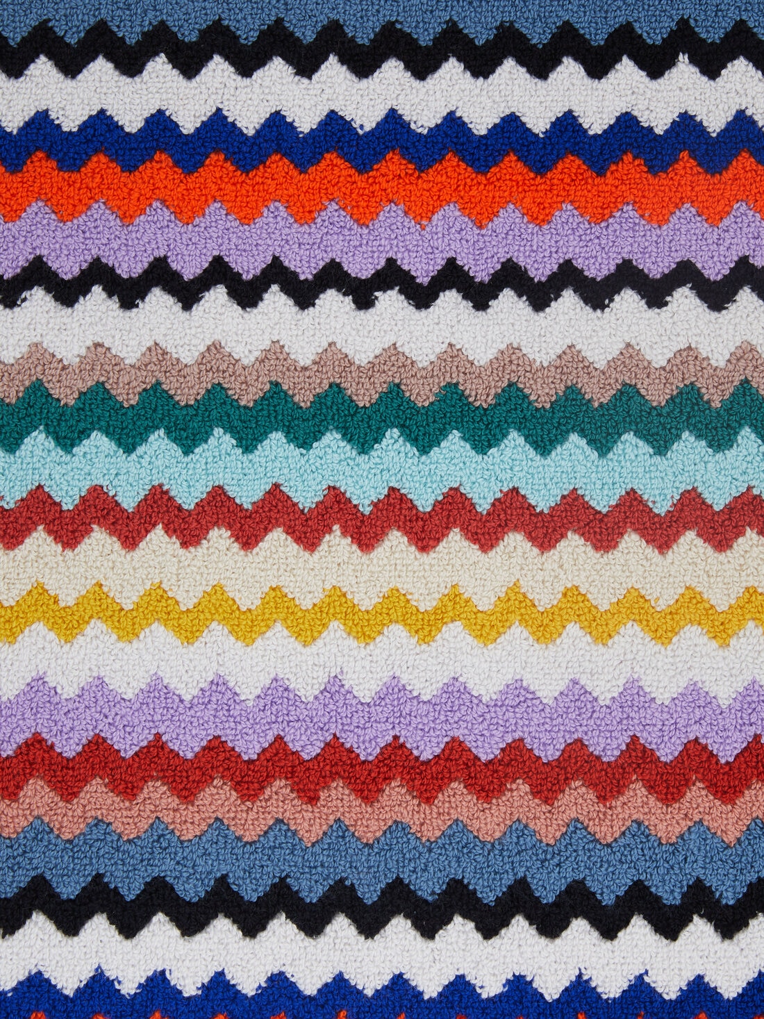 Riverbero 60x90 cm cotton zigzag bath mat, Multicoloured  - 8053147143163 - 3