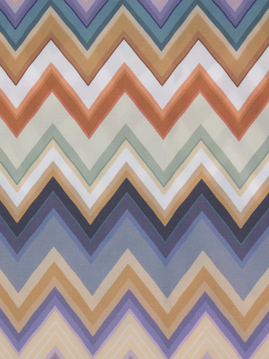 Pair of Andres Re Edition Envelope Pillowcases in 100% cotton with zig zag pattern, Black Multicoloured  - 1E3LFS0004160 - 3