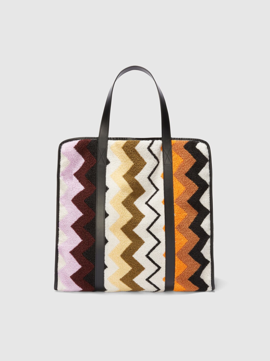 Murrina Home Bag 40x40 cm aus 100% Baumwolle mit Chevron-Muster, Mehrfarbig  - 8053147552576 - 0