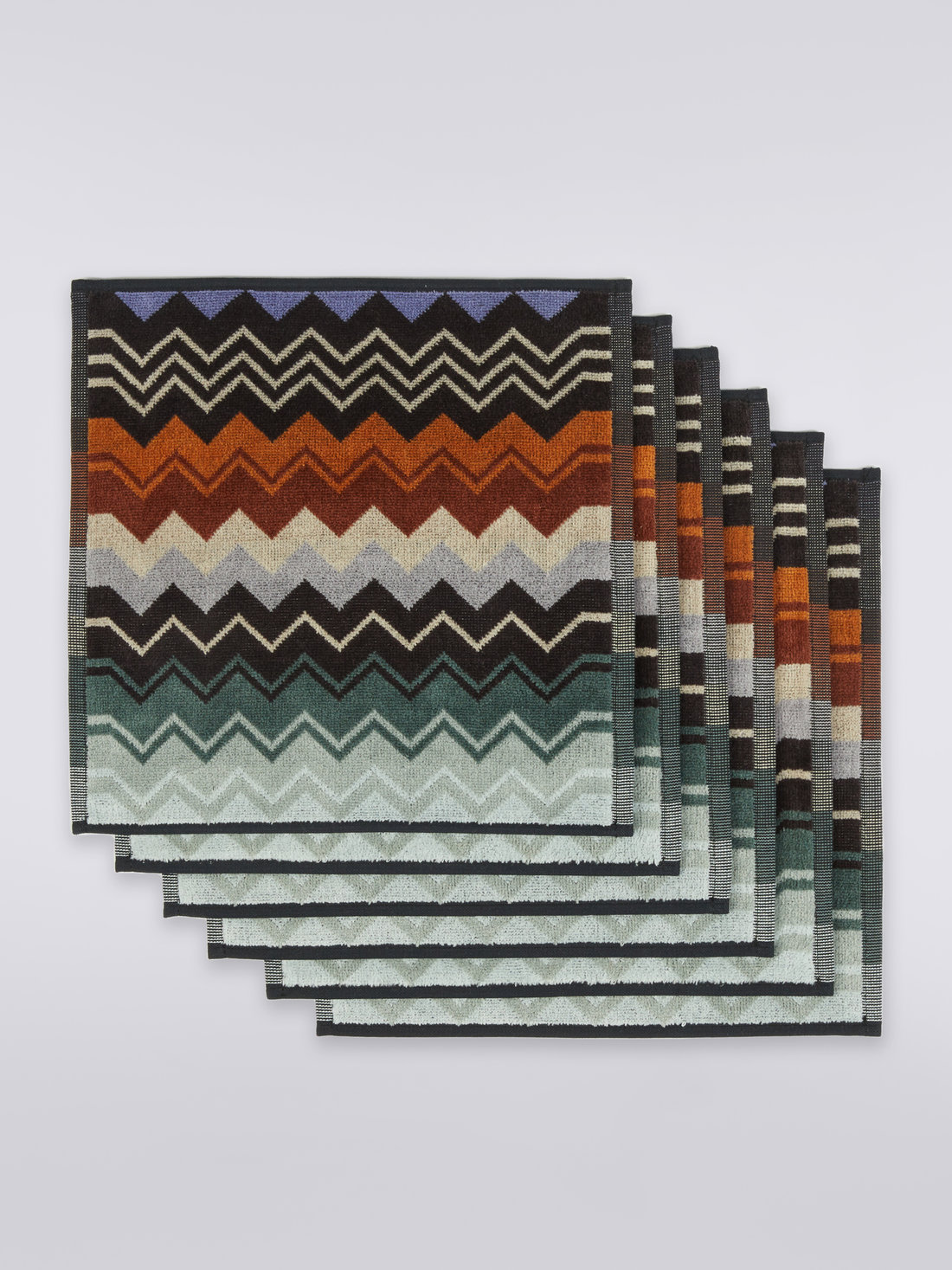 Giacomo Face Towel 30X30 6 Pieces, Multicoloured  - 8051275450795 - 1