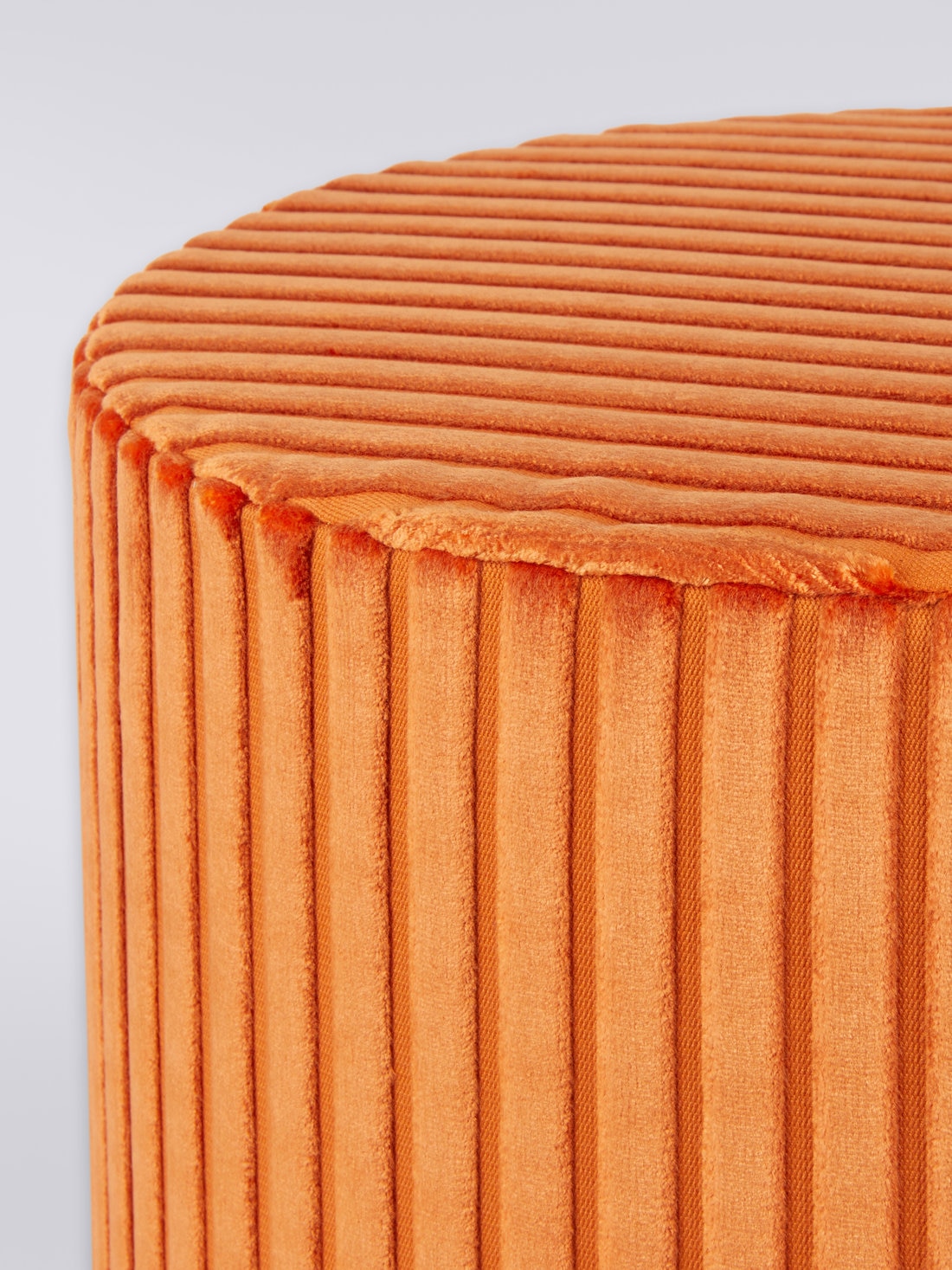 Coomba Cylinder Pouf 40X30, Orange - 8033050074631 - 1