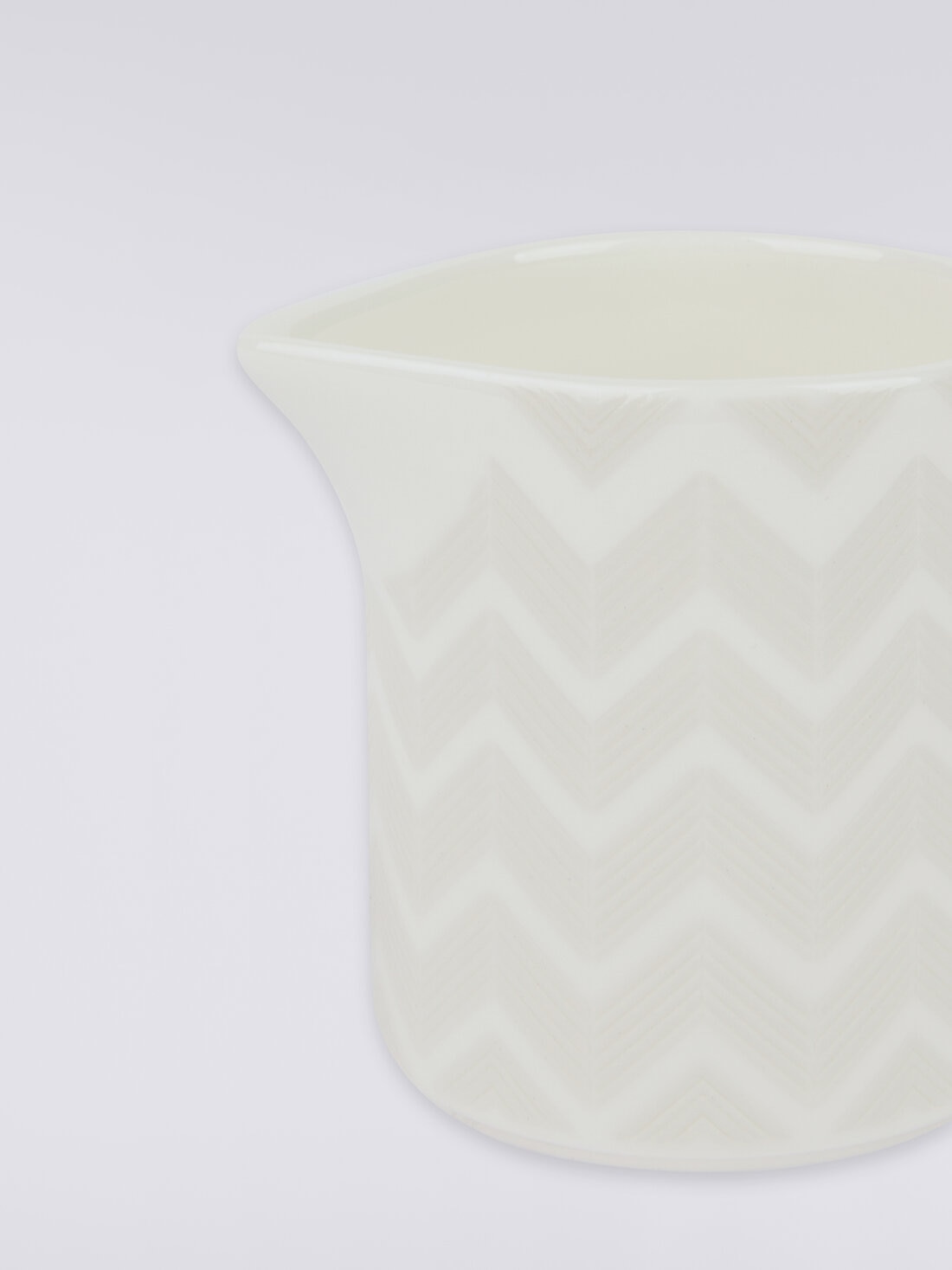 Zigzag White Milk Jug, White  - 8051575779183 - 2