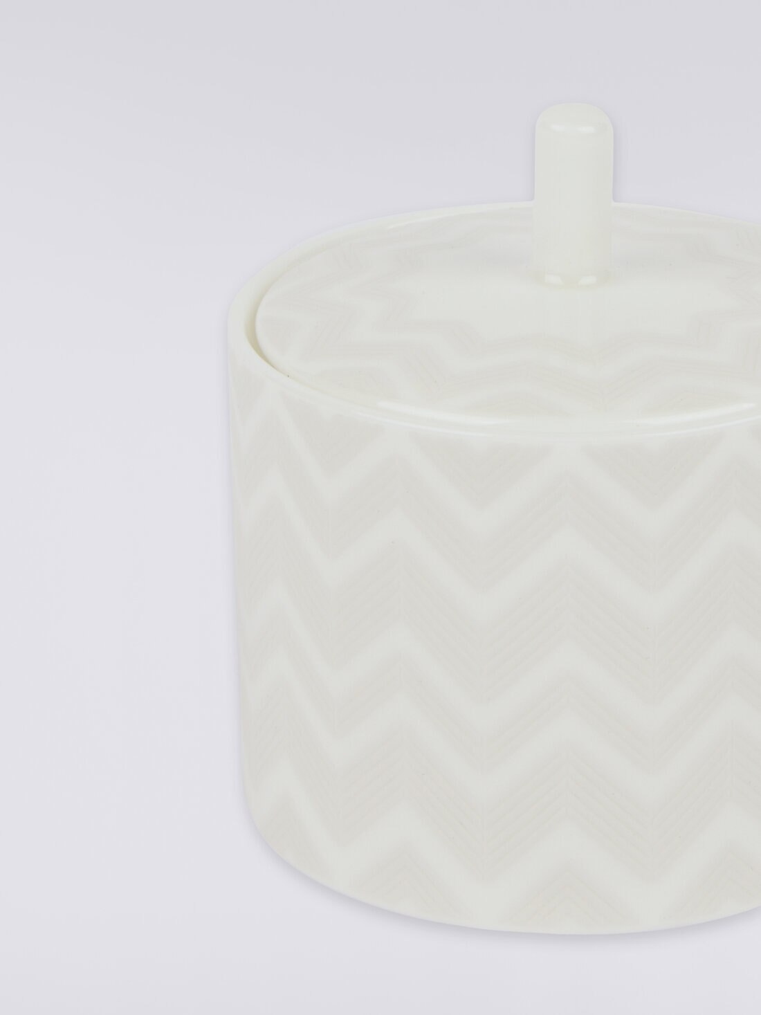 Zigzag White Sugar Bowl, White  - 8051575779190 - 1