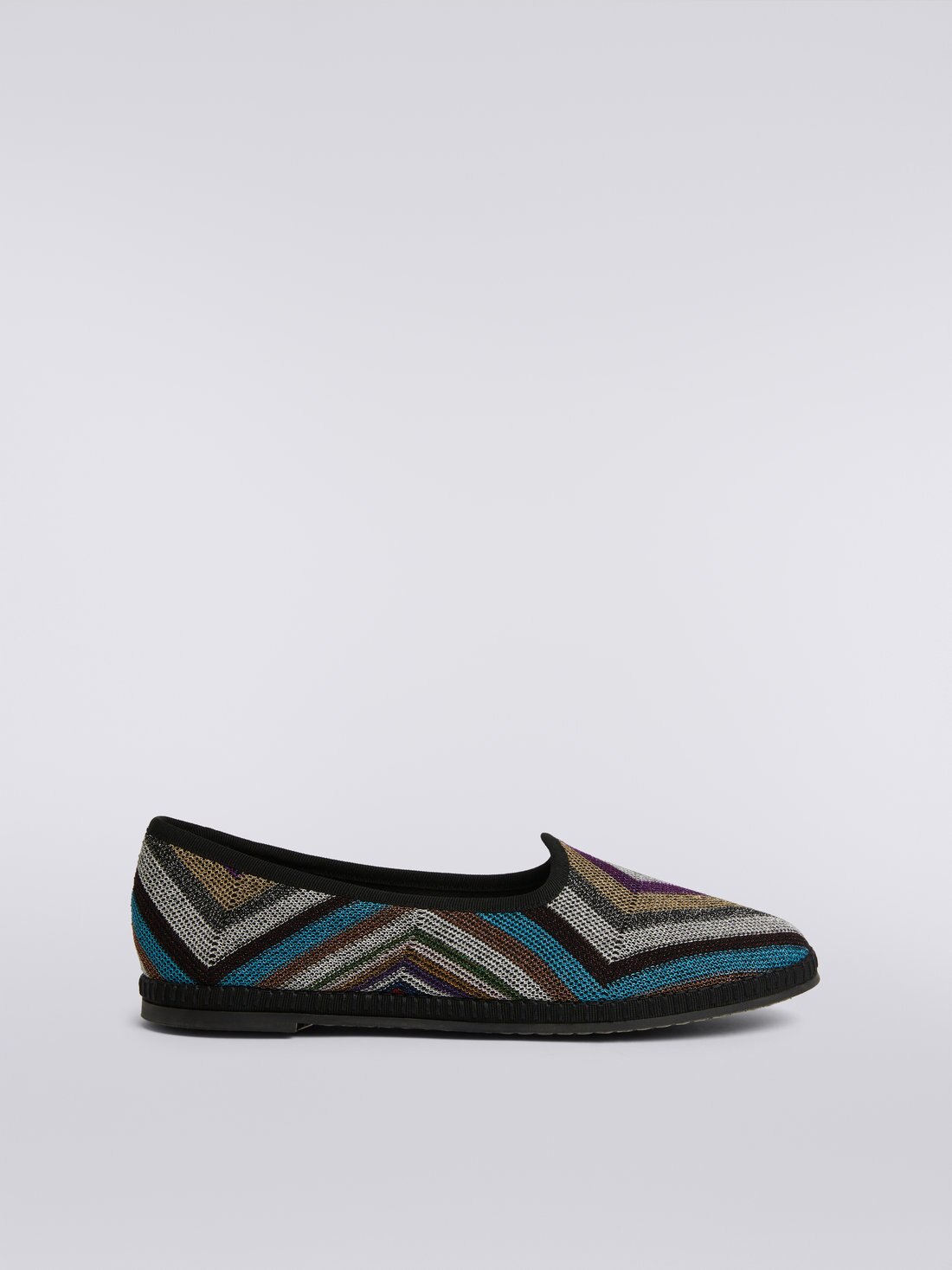 Friulane in zigzag fabric with lurex, Multicoloured  - 8051575846076 - 0