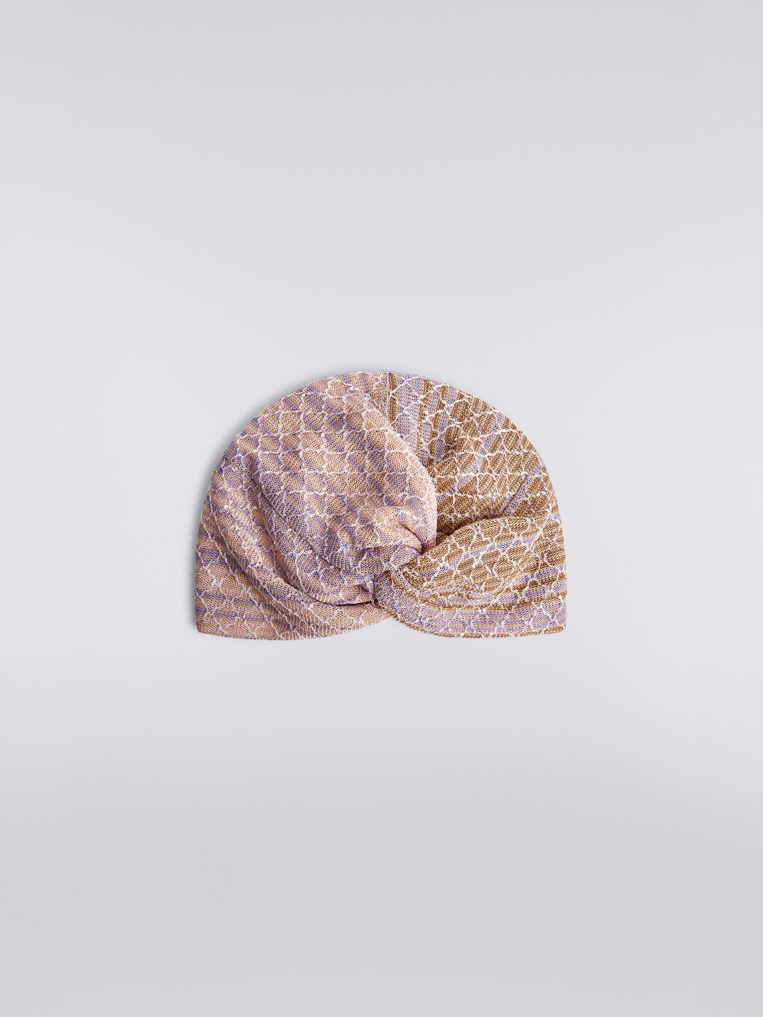 Strickturban in Dégradé-Optik mit Pailletten, Mehrfarbig  - 8053147029849 - 0