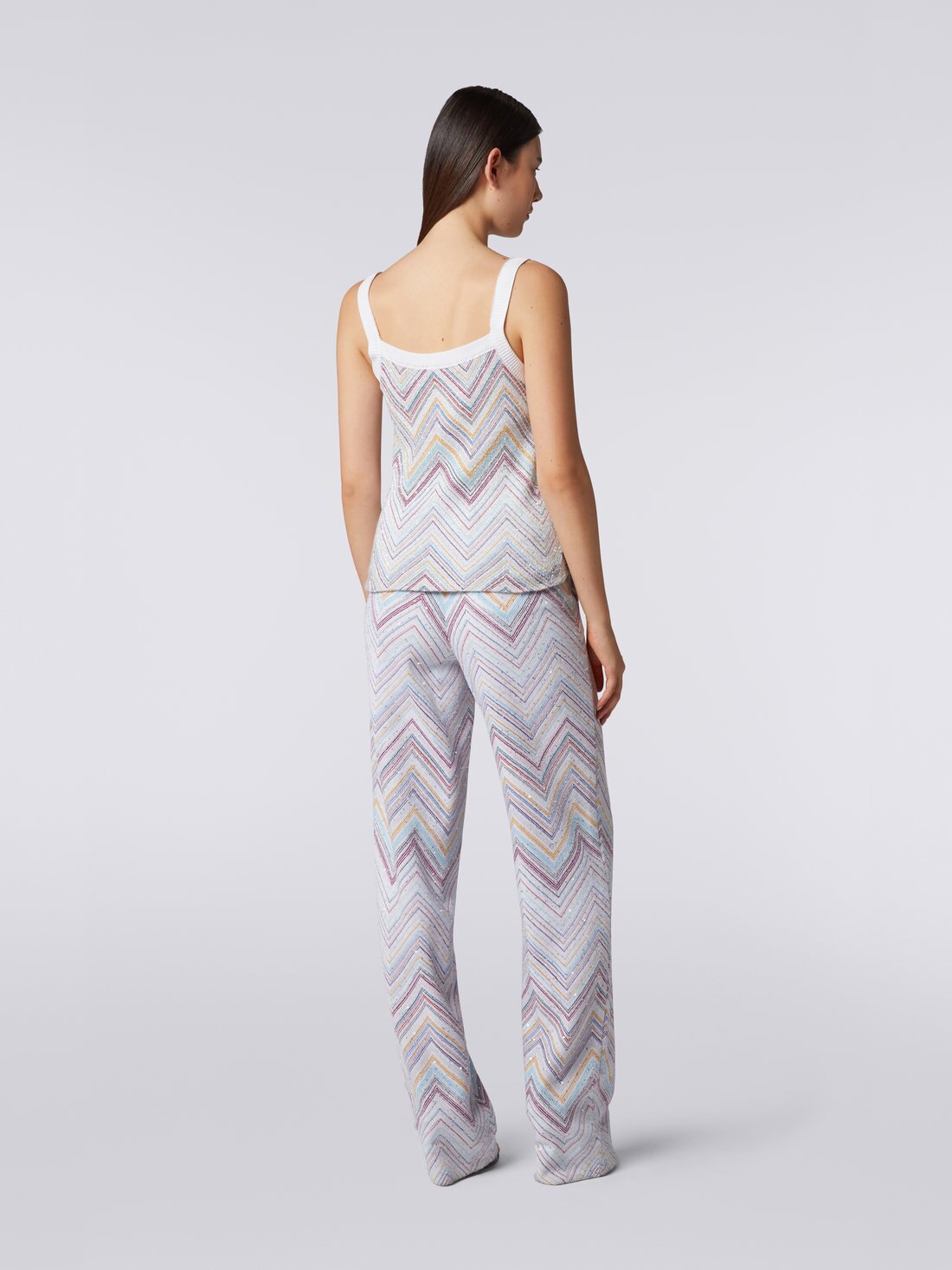 Camiseta interior a espigas con lentejuelas, Multicolor  - DS23SK1HBC002USM8LU - 3