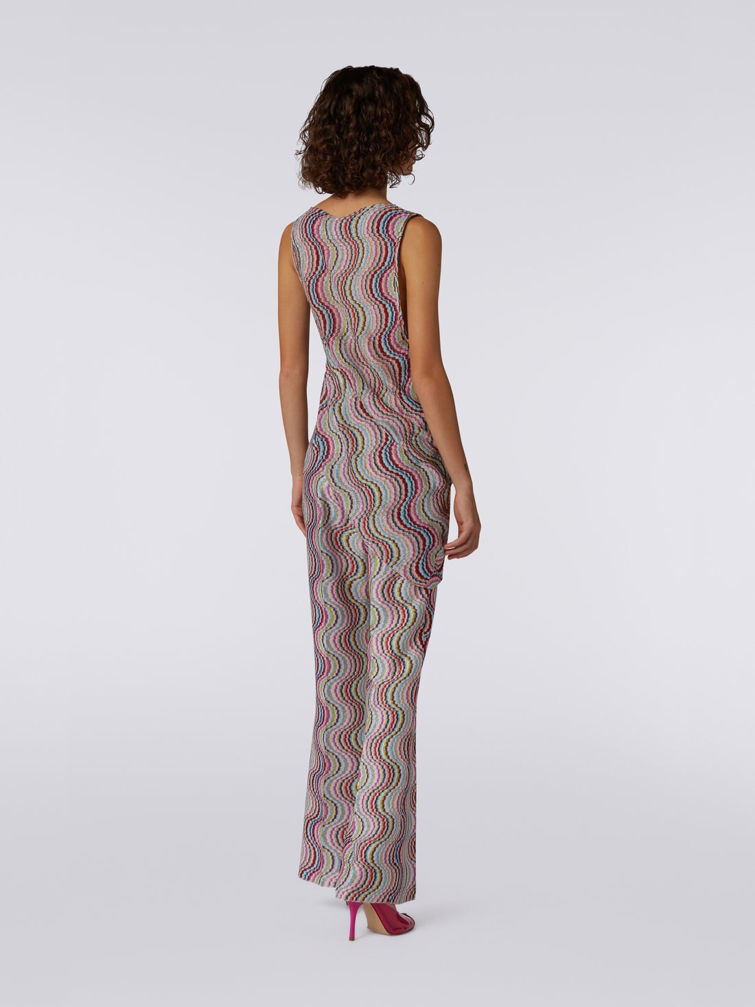 Asymmetrisches Top ohne Ärmel, Mehrfarbig  - 8051575792137 - 3