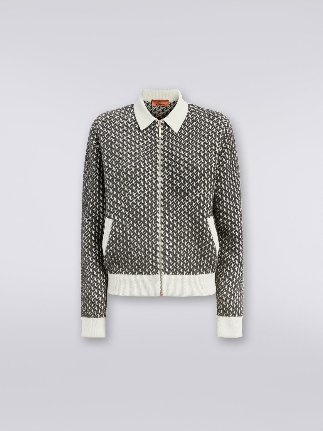 Missoni Bomber in cotone e nylon con zip