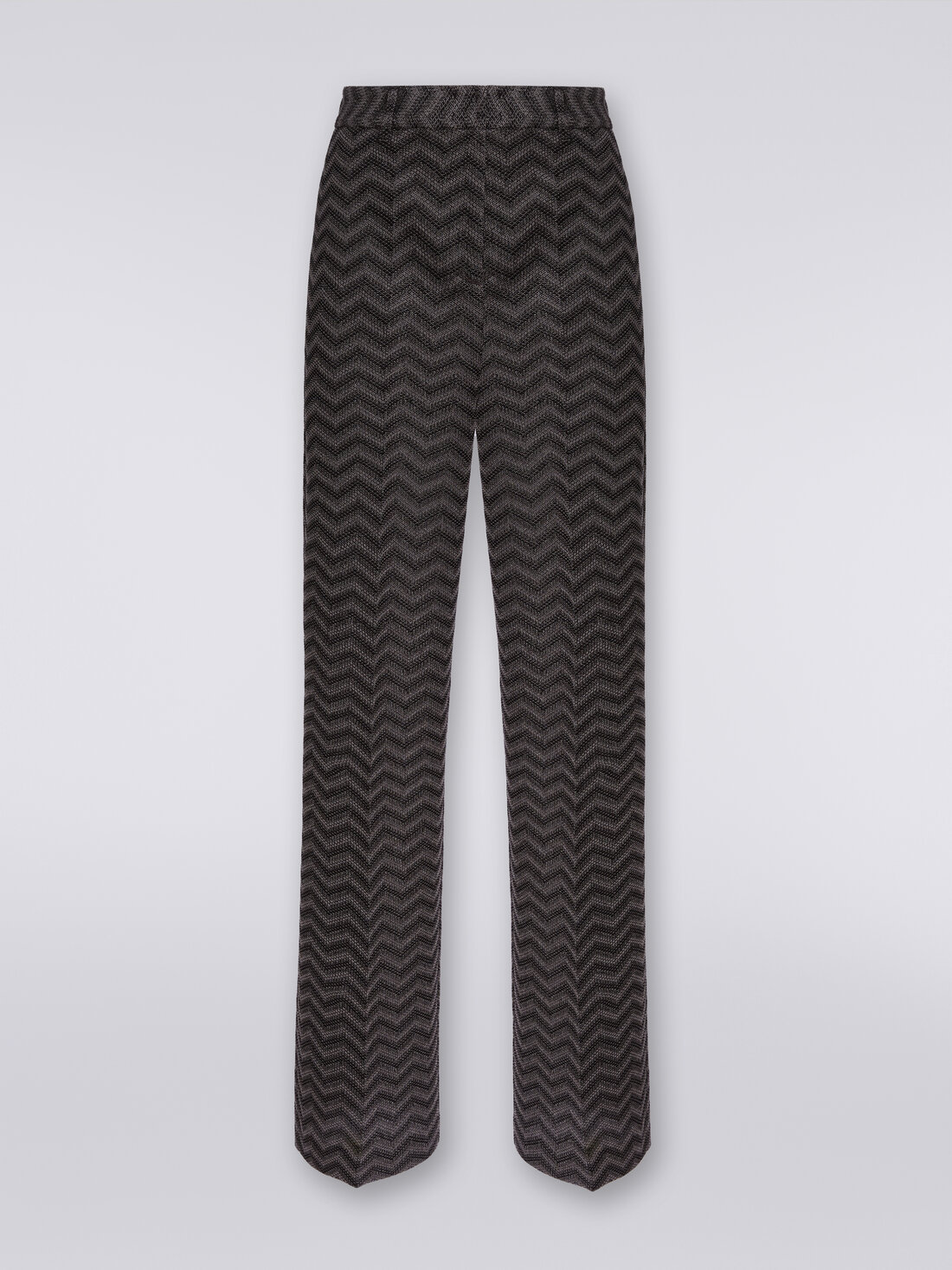 Missoni Pantaloni dritti in cotone chevron