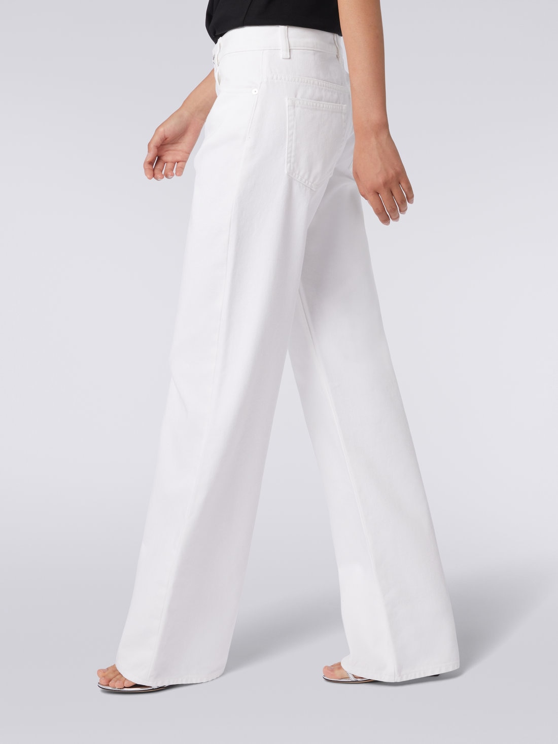 White palazzo dress outlet pants