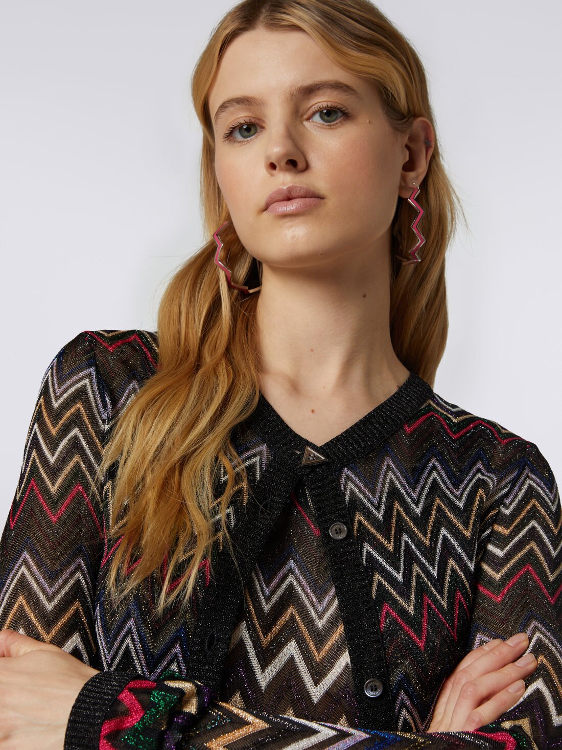 Chevron cardigan clearance