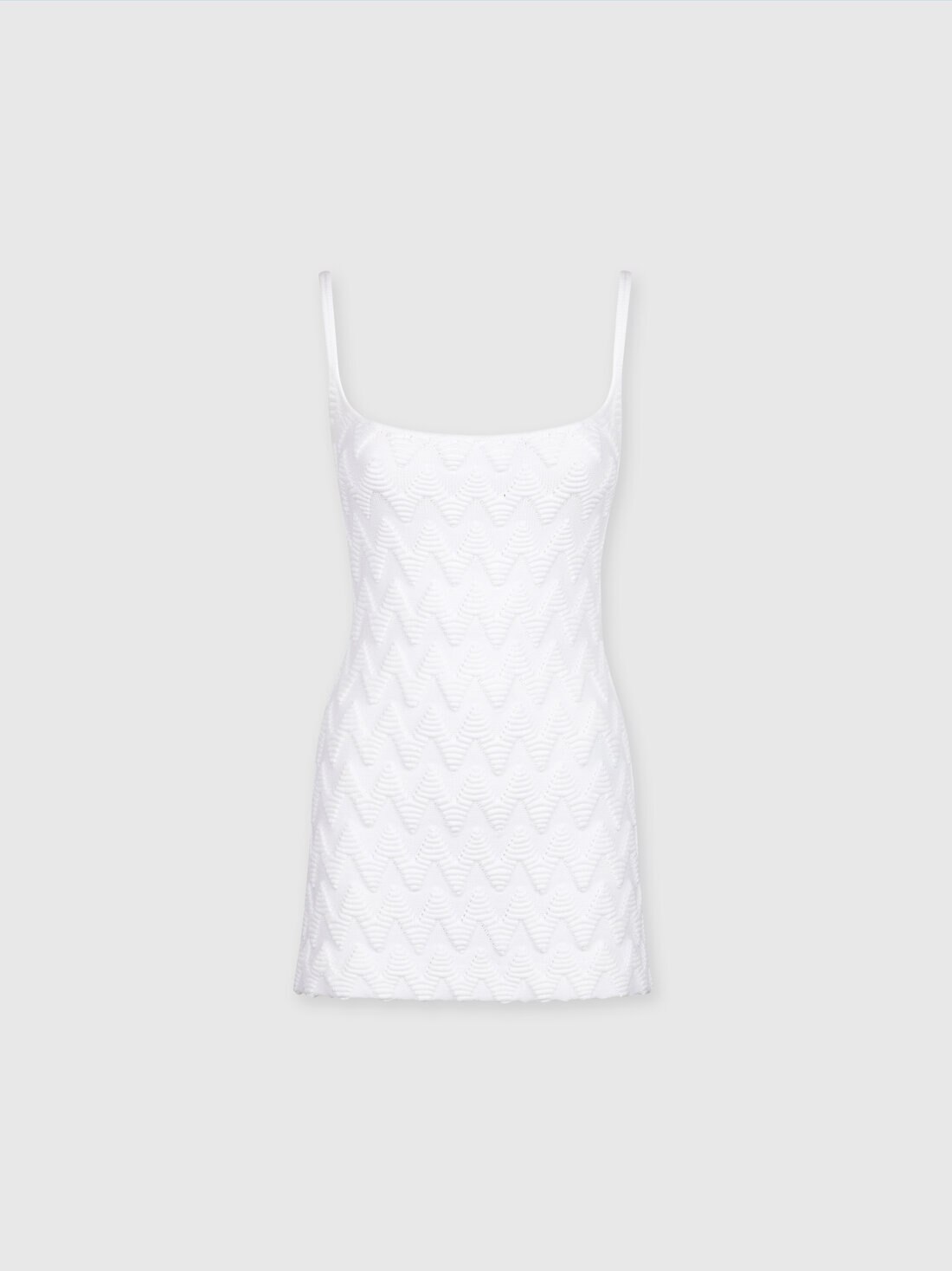 Mini-robe à chevrons avec fines bretelles , Multicolore  - 8053147125381 - 0