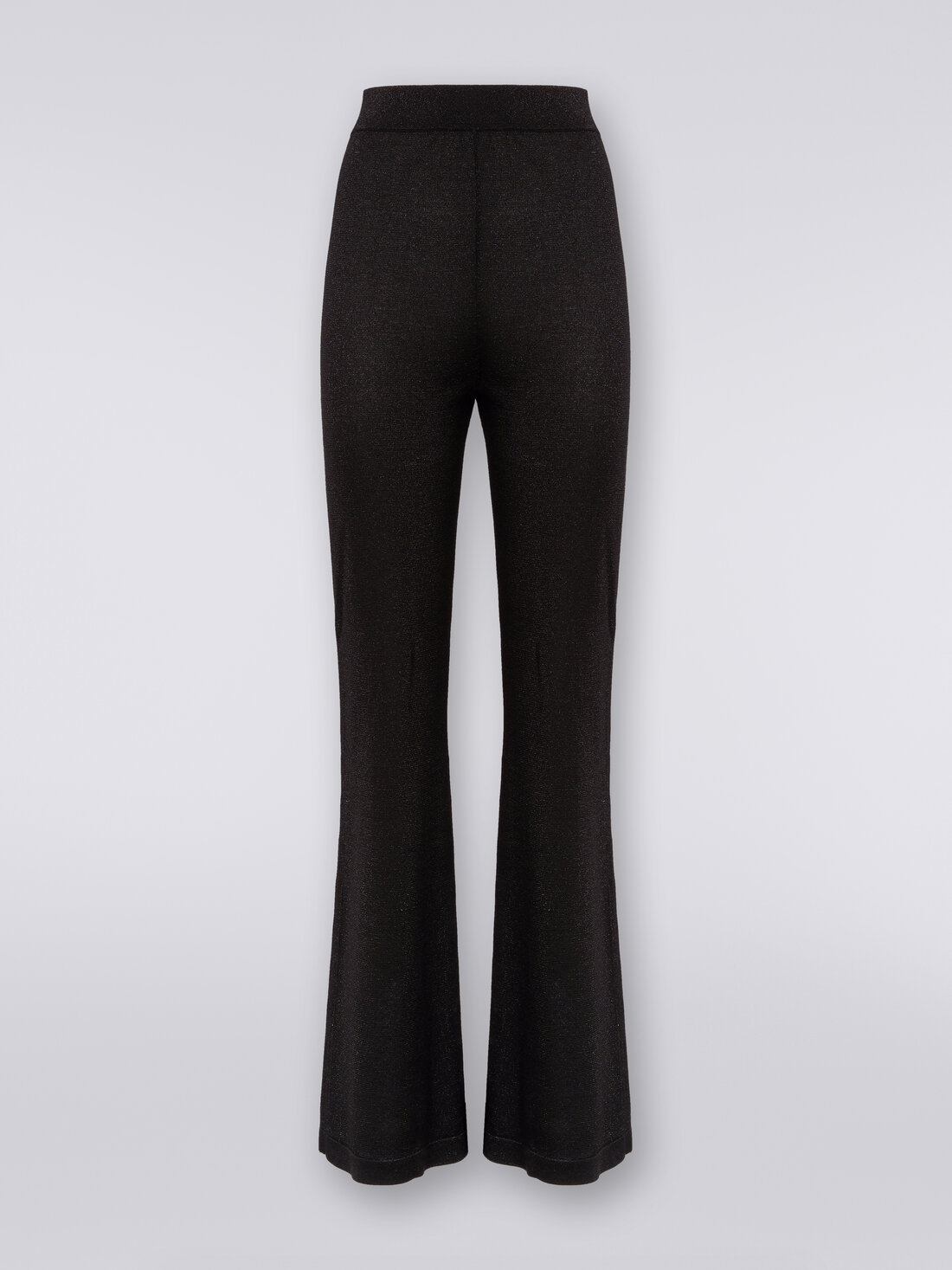 Trousers in viscose with lurex , Black    - DS24SI0DBK033DL9004 - 0