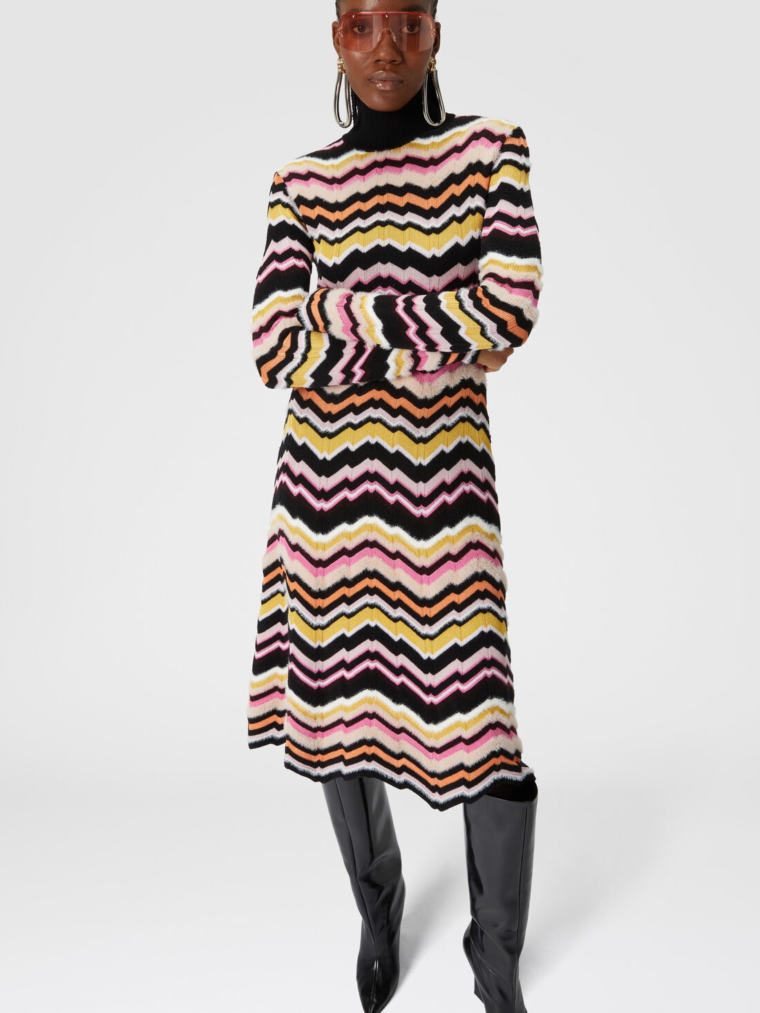 M missoni midi dress hotsell