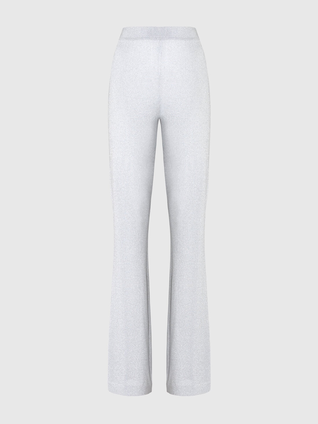 Pantalon droit en viscose lamée, Argent - DS25SI0CBK045AS01GC - 0