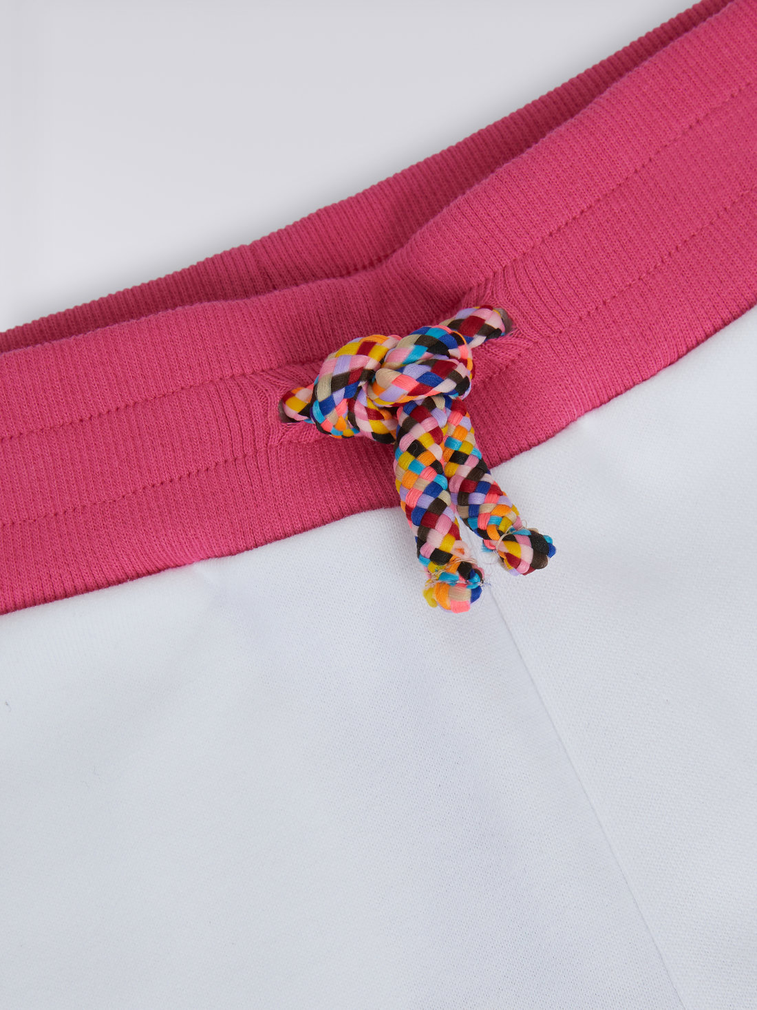 Pantalon de jogging en coton avec logo multicolore et détails contrastants, Multicolore  - 8051575933622 - 2