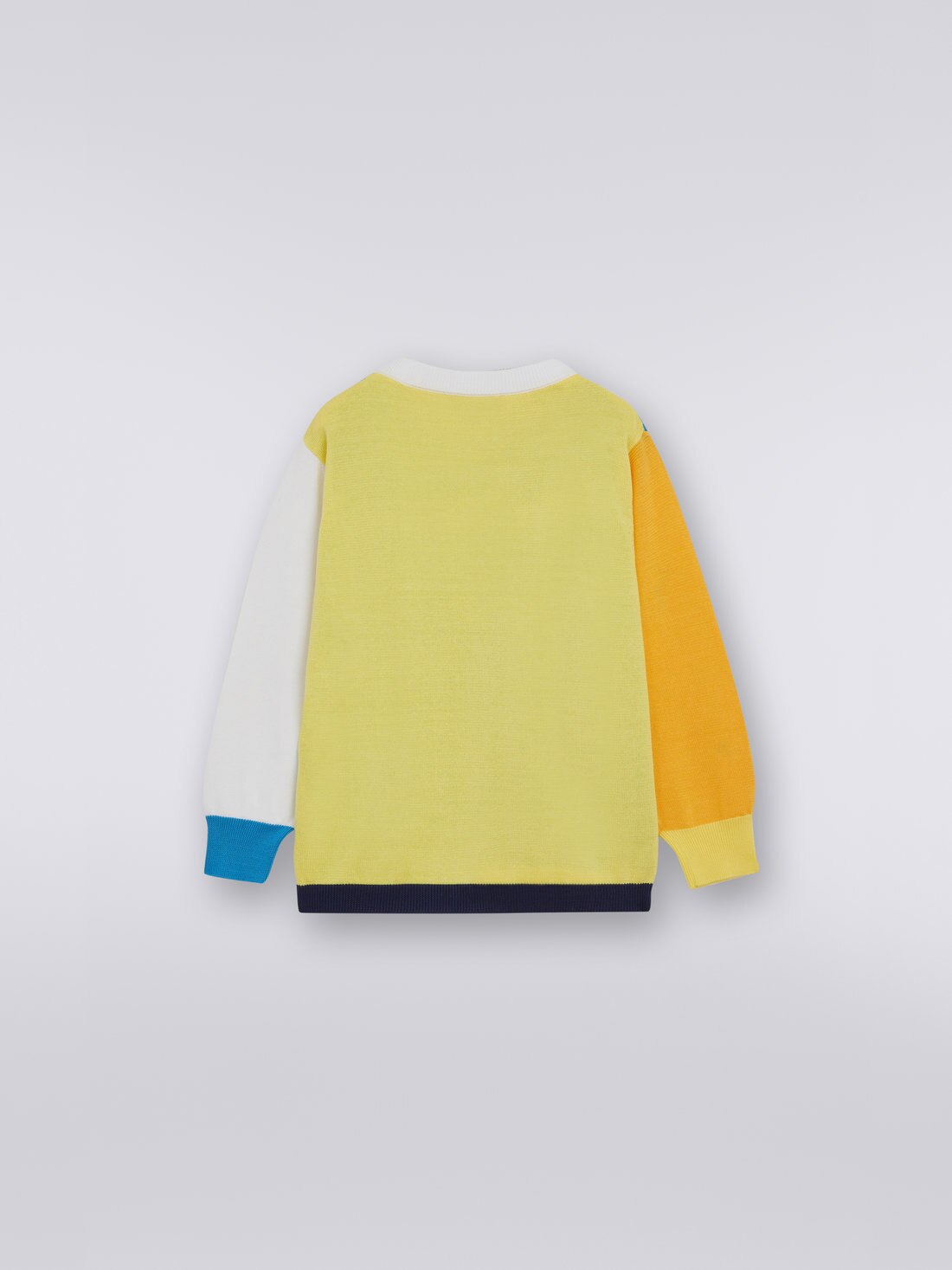Multicoloured crew-neck jumper with logo, Multicoloured  - 8051575936708 - 1