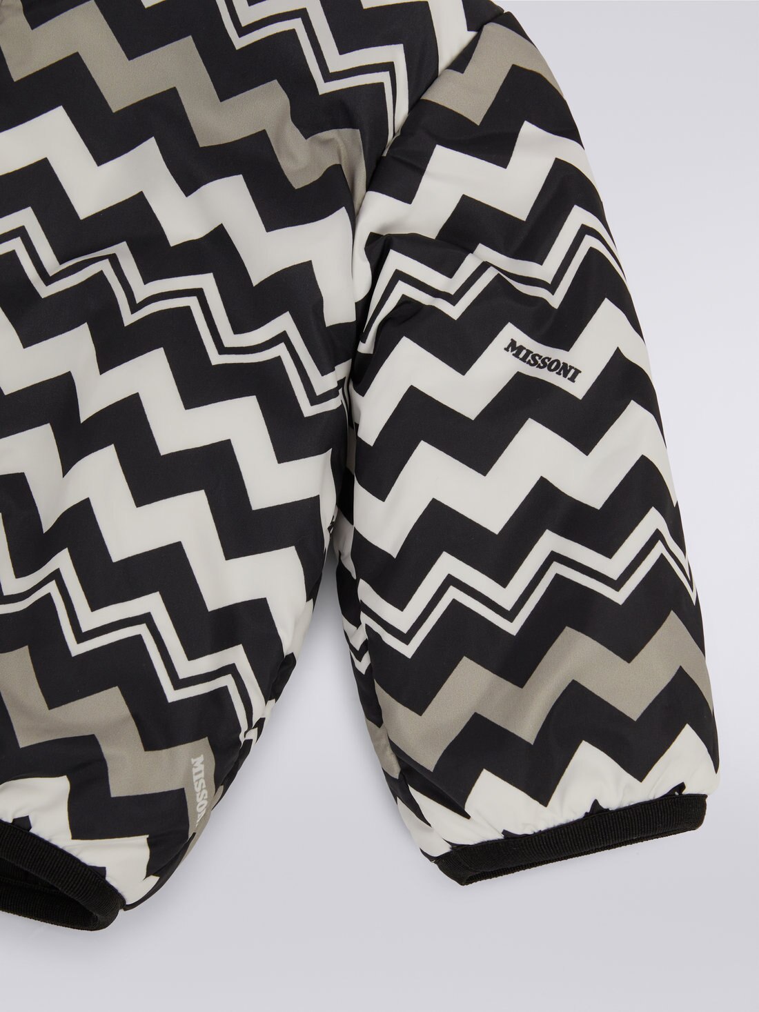 black and white double faced jacket