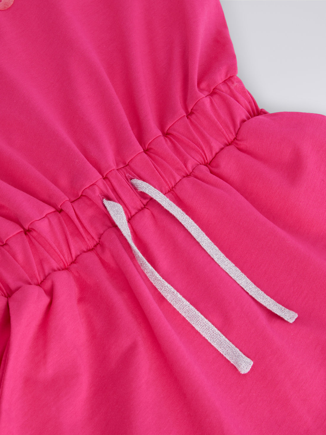 Abito a maniche lunghe in cotone con logo, Rosa   - 8053147030630 - 3
