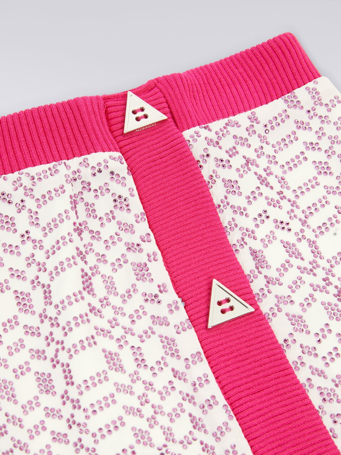 Silk and technical fabric skirt, Pink   - KS23WH05BV00EPS30CJ - 2