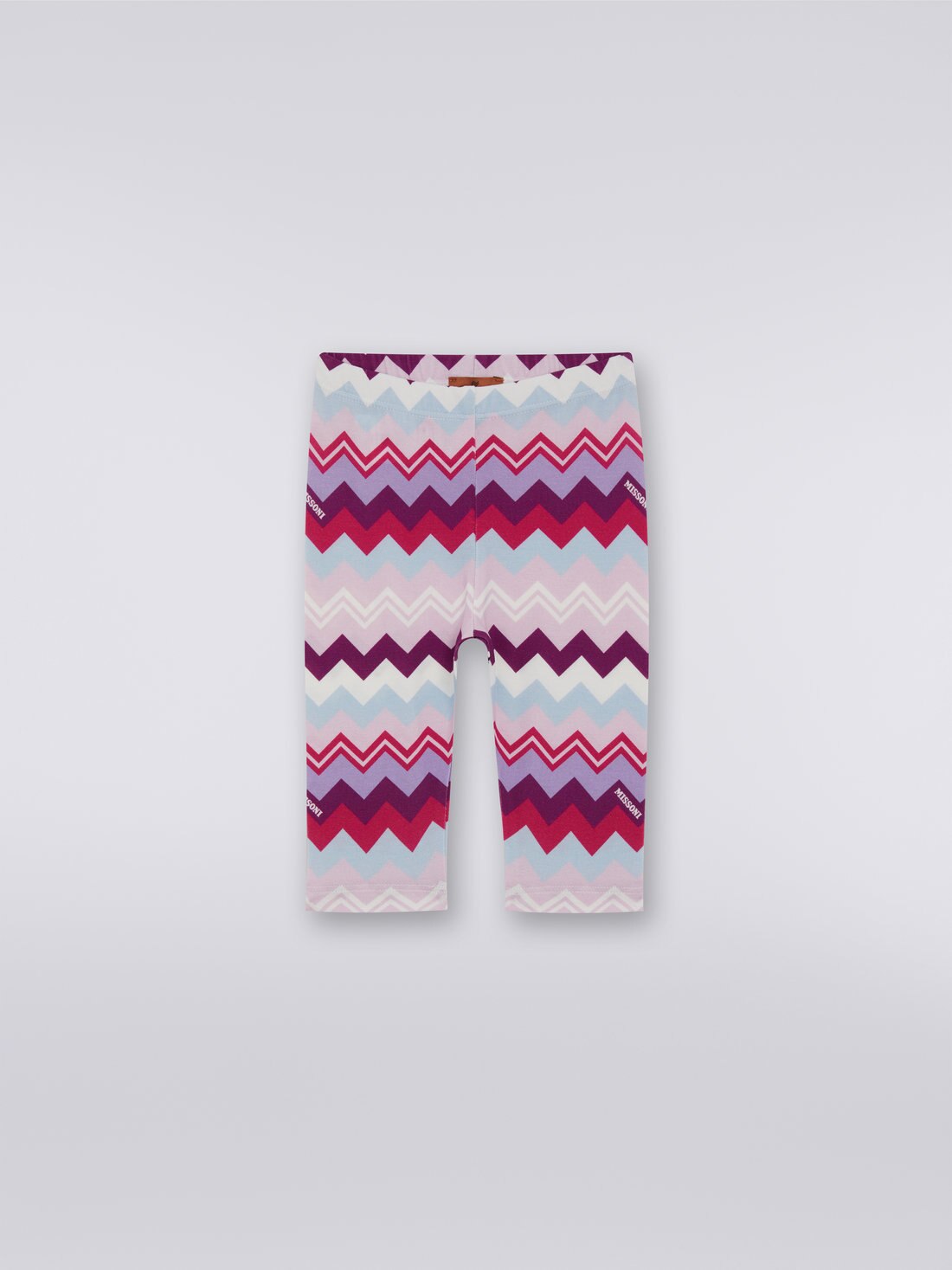 Zigzag cotton blend leggings, Multicoloured  - 8053147031804 - 0