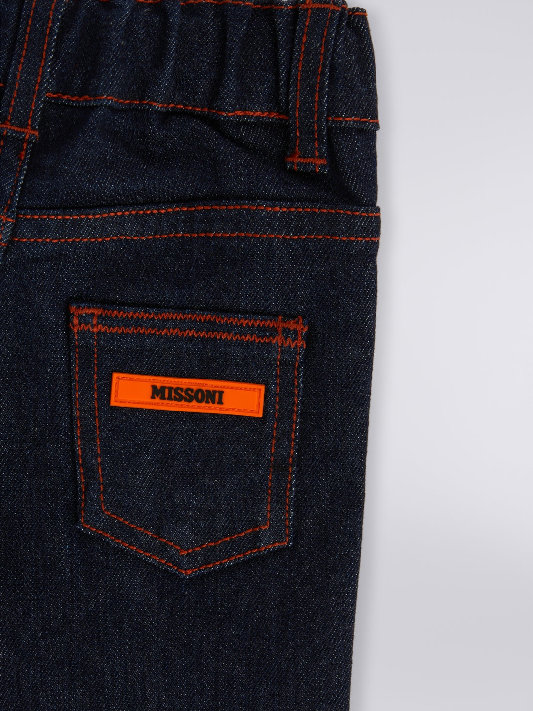 Denim five-pocket trousers Blue