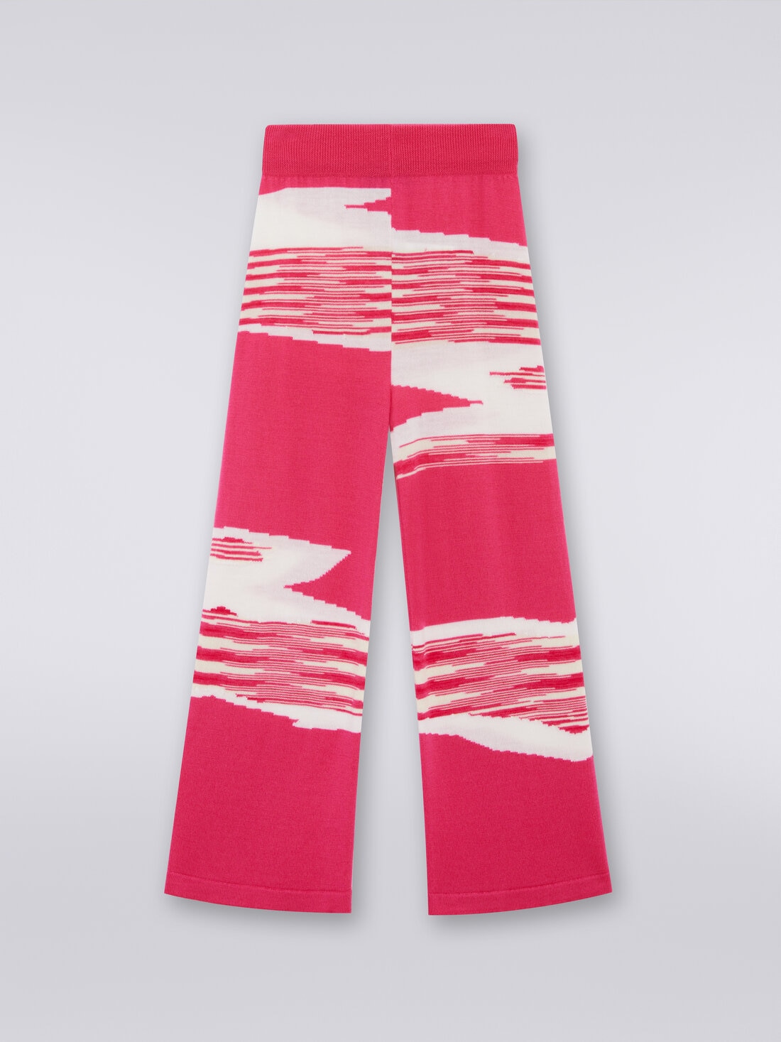 Pure virgin wool trousers, Pink   - KS23WI0PBV00EPS30D1 - 0