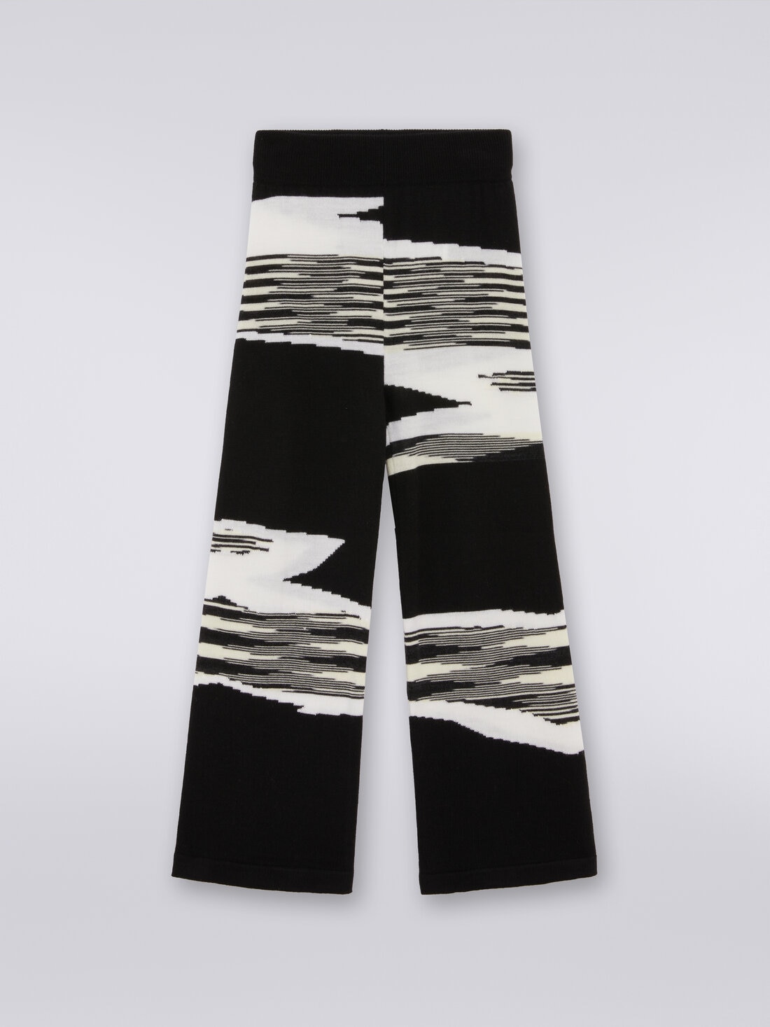 Pantalones de pura lana virgen, Blanco & Negro - KS23WI0PBV00EPSM92O - 0