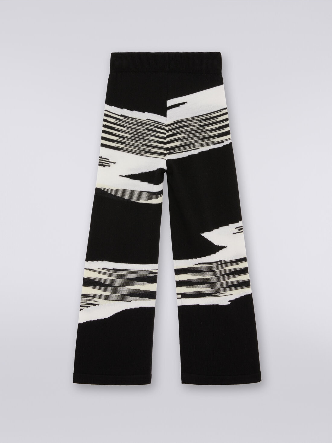 Pantalones de pura lana virgen, Blanco & Negro - KS23WI0PBV00EPSM92O - 1